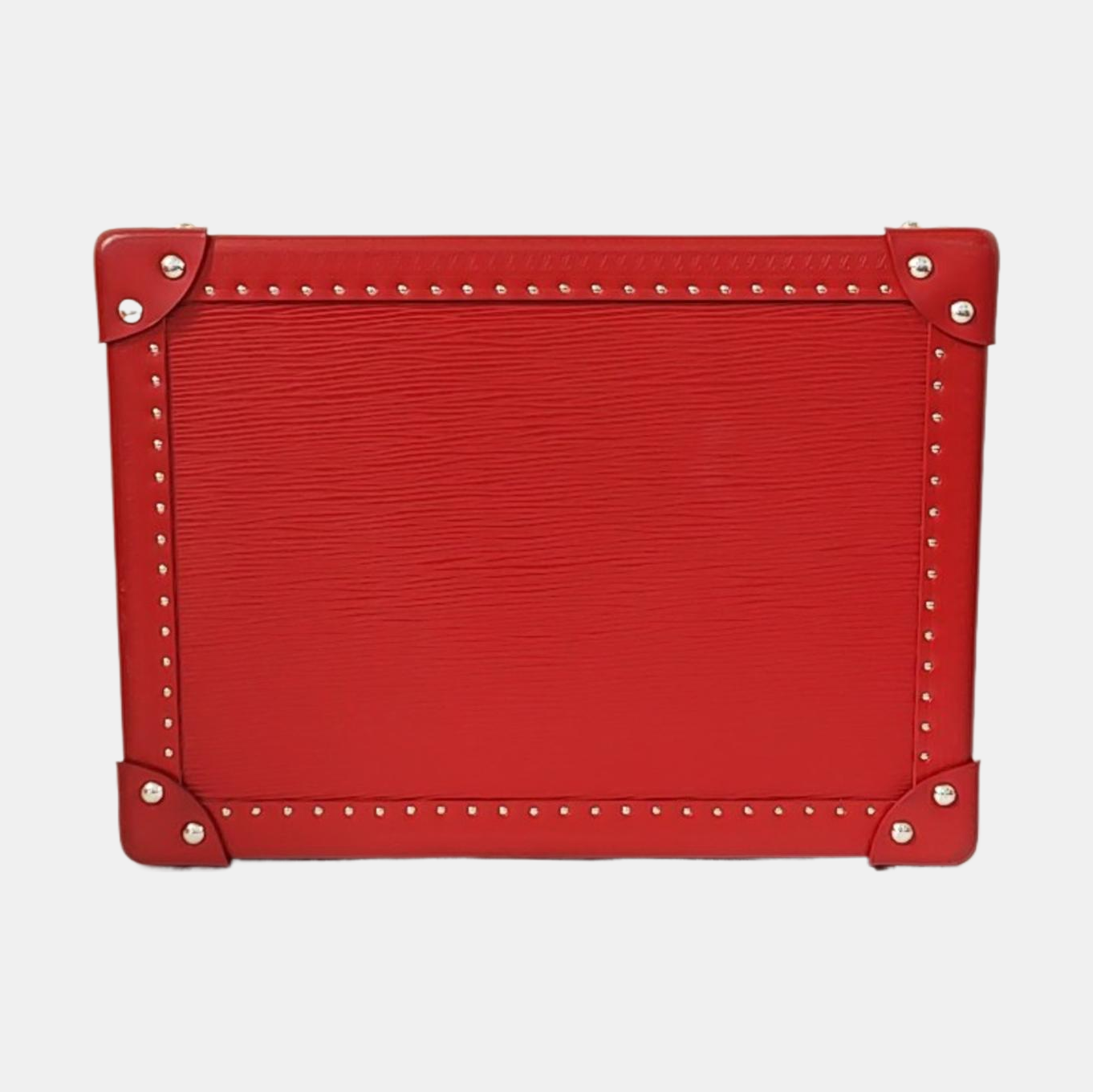 LOUIS VUITTON BLEECKER BOX Red EPI Leather Embossed Tote Bag Silver Hardware Inner Bag-(SKU)-968079399