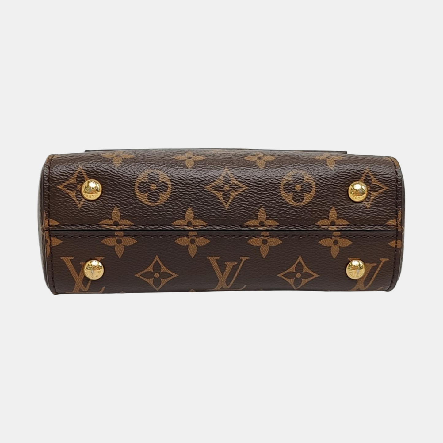 LOUIS VUITTON CLUNY Small Brown Monogram Canvas Shoulder Bag with Shoulder Strap, Gold Hardware, Detachable Strap-(SKU)-967532132
