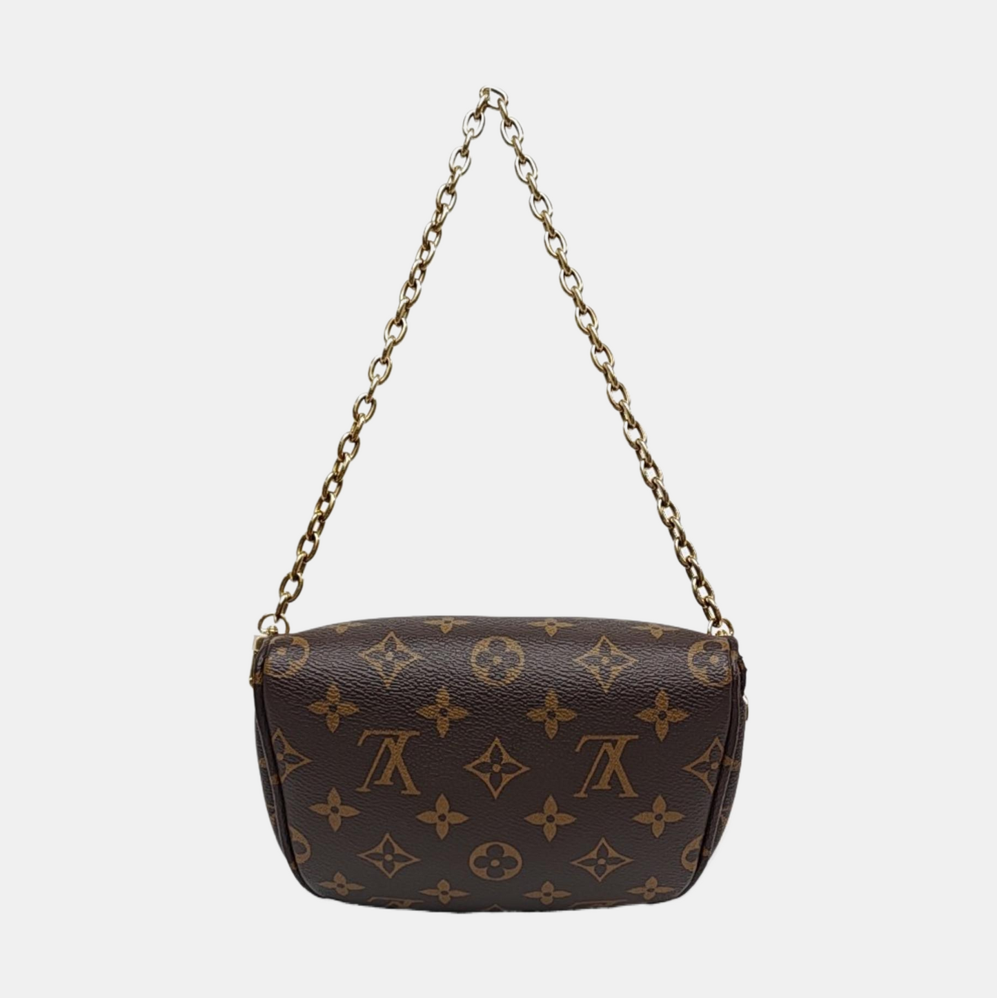 LOUIS VUITTON BUMBAG Mini Brown Coated Canvas Monogram Crossbody Belt Bag Shoulder Bag 2 Detachable Straps-(SKU)-968406235