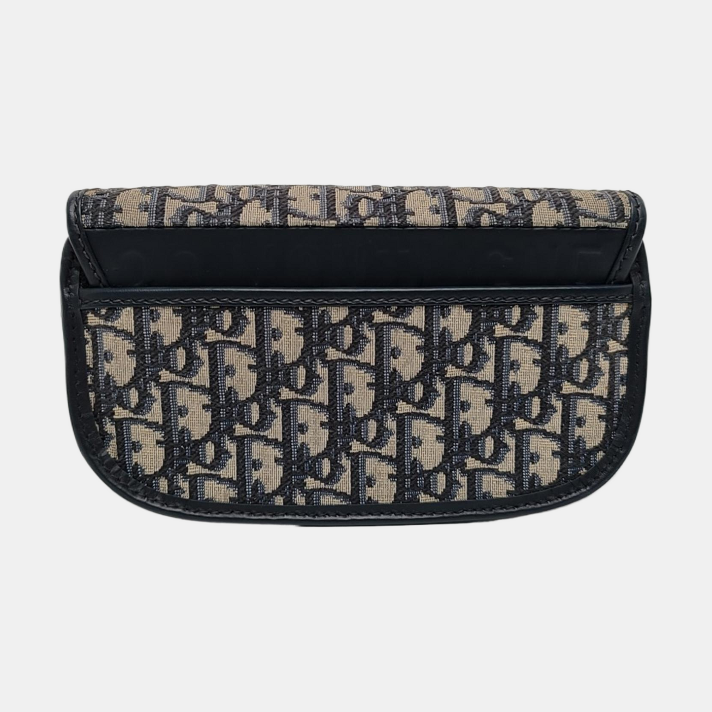 DIOR Bobby East-West Blue Canvas Monogram Embossed Shoulder Bag Crossbody Bag with Detachable Strap-(SKU)-968392687