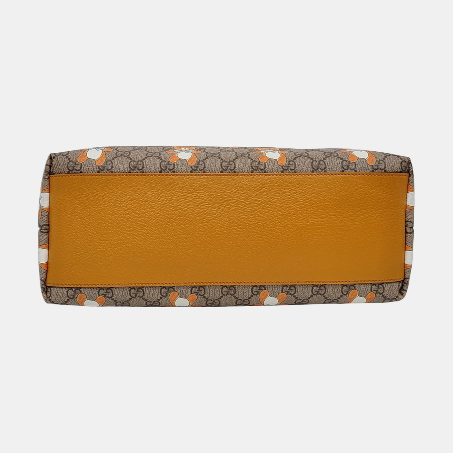 GUCCI Ophidia Medium Beige Coated Canvas Monogram Print Shoulder Bag Golden Hardware-(SKU)-968587936