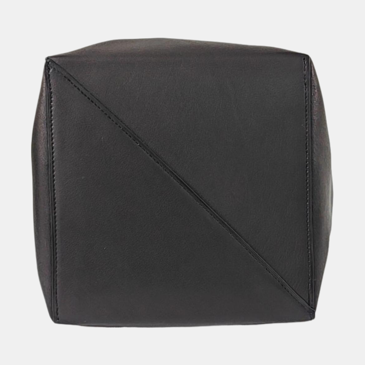 HERMÈS Licol Black Swift Calfskin Single Shoulder Bag with Shoulder Strap and Silver Hardware-(SKU)-960474634