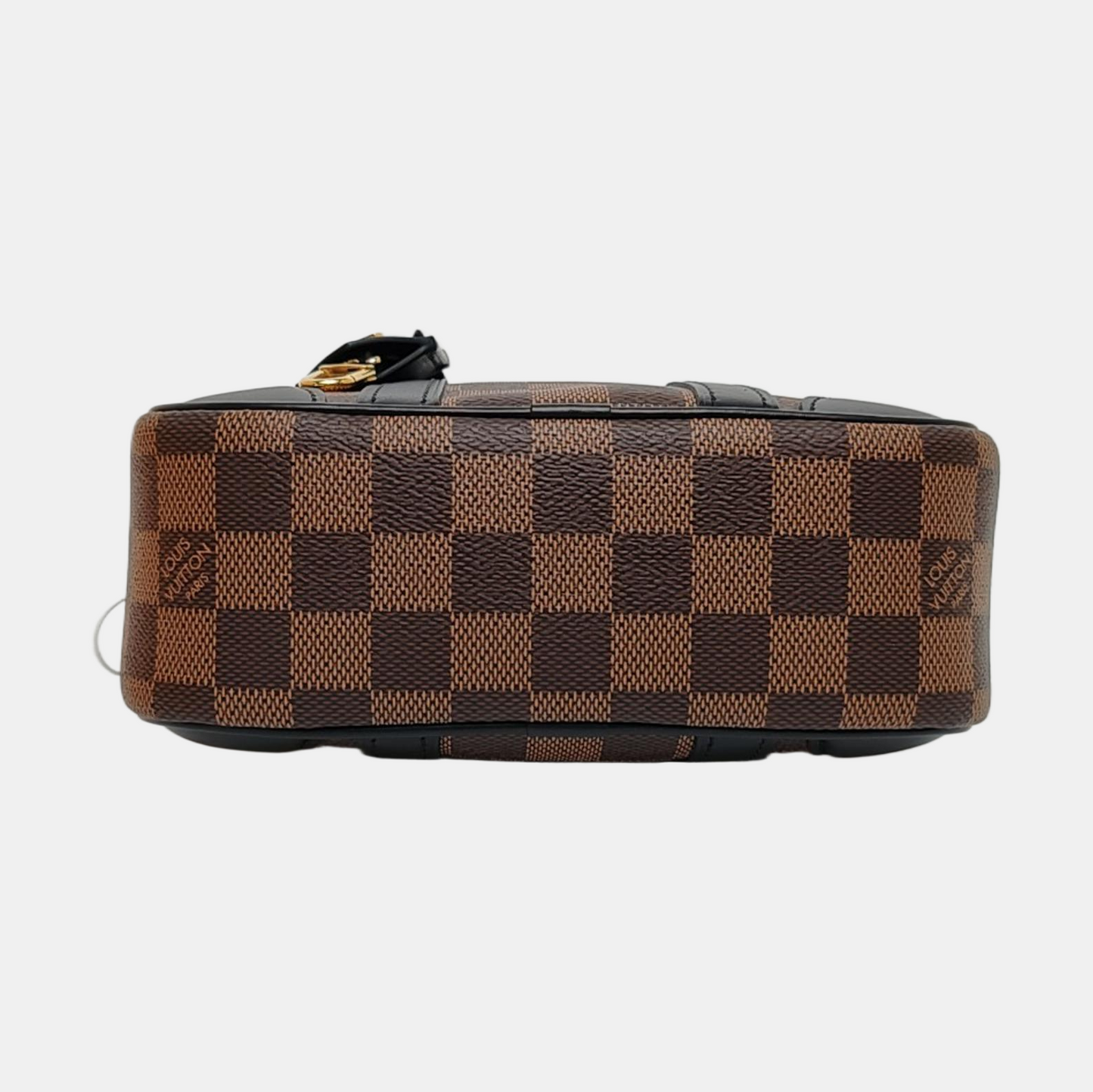 LOUIS VUITTON VALISETTE BB Brown Coated Canvas Checkered Camera Bag Crossbody Bag Removable Strap-(SKU)-968883454