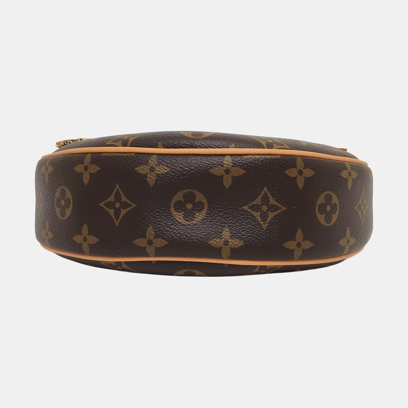 LOUIS VUITTON LOOP Brown Coated Canvas Monogram Pea Bag Shoulder Bag Crossbody Strap with 2 Removable Straps Accessories Included-(SKU)-968827015