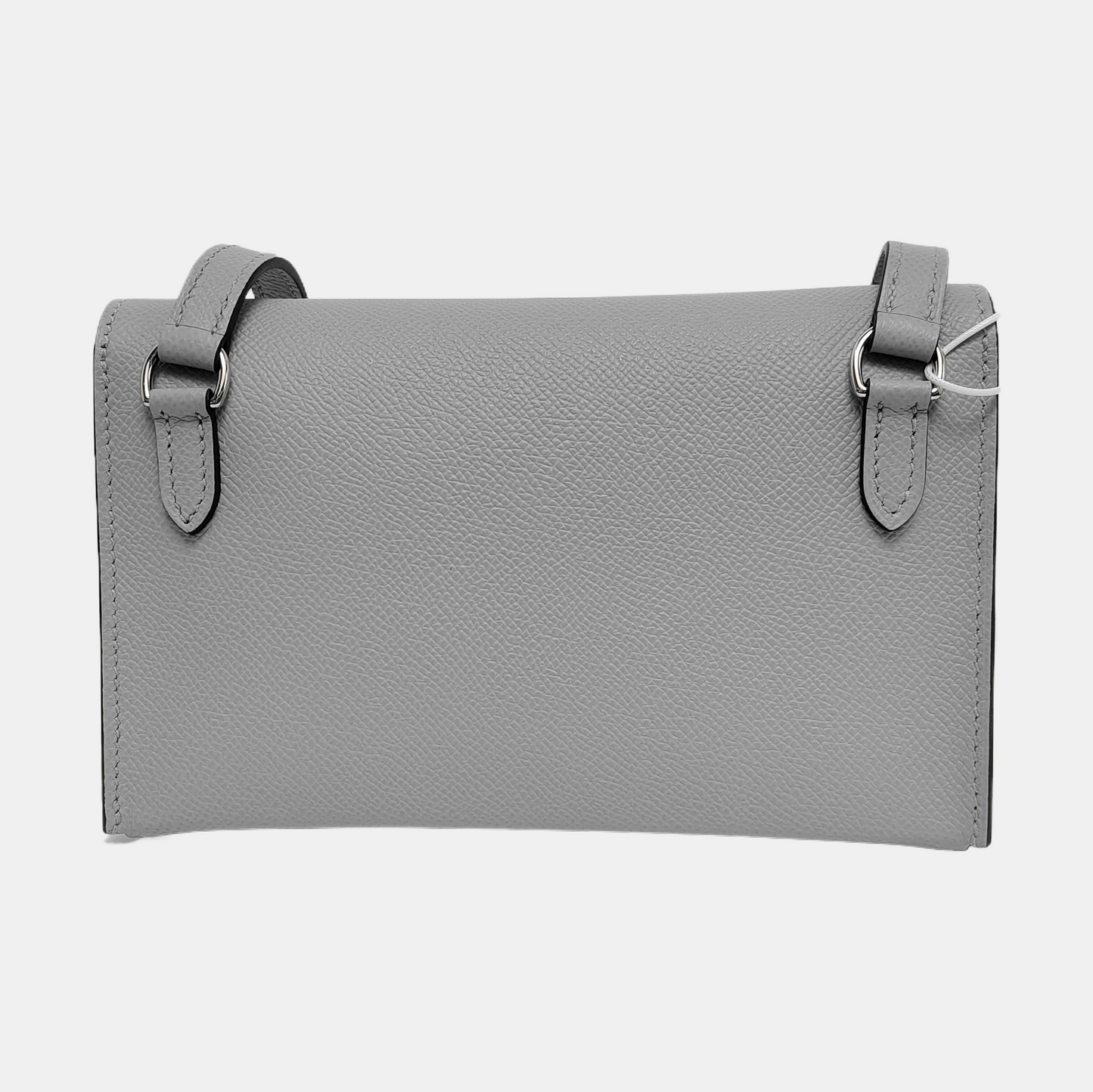 HERMÈS Hermèsnap Mini Glacier Blue Epsom Leather Crossbody Shoulder Bag Silver Hardware K Stamp-(SKU)-969180872