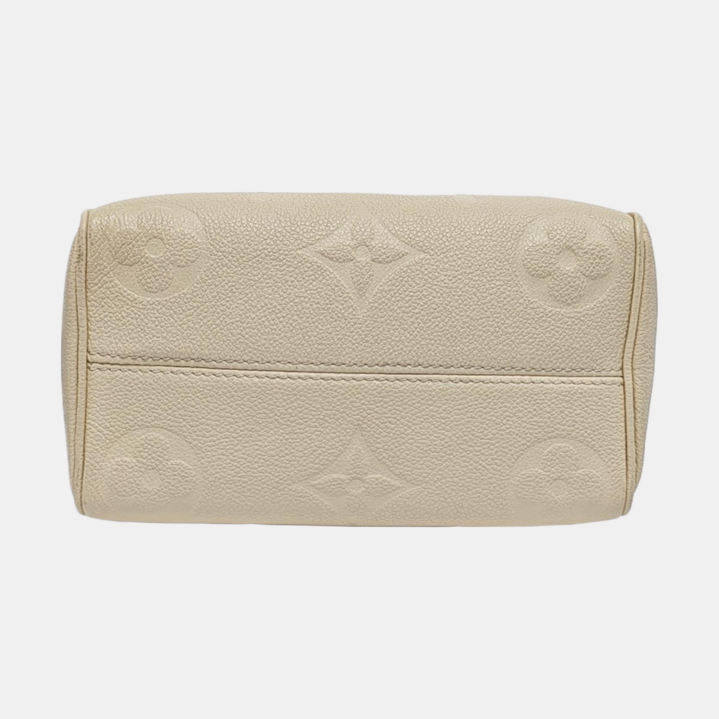 LOUIS VUITTON SPEEDY 20 Beige Calfskin Monogram Brown Pattern Boston Bag Shoulder Bag, Handbag, Crossbody Bag with Detachable Strap-(SKU)-969196925