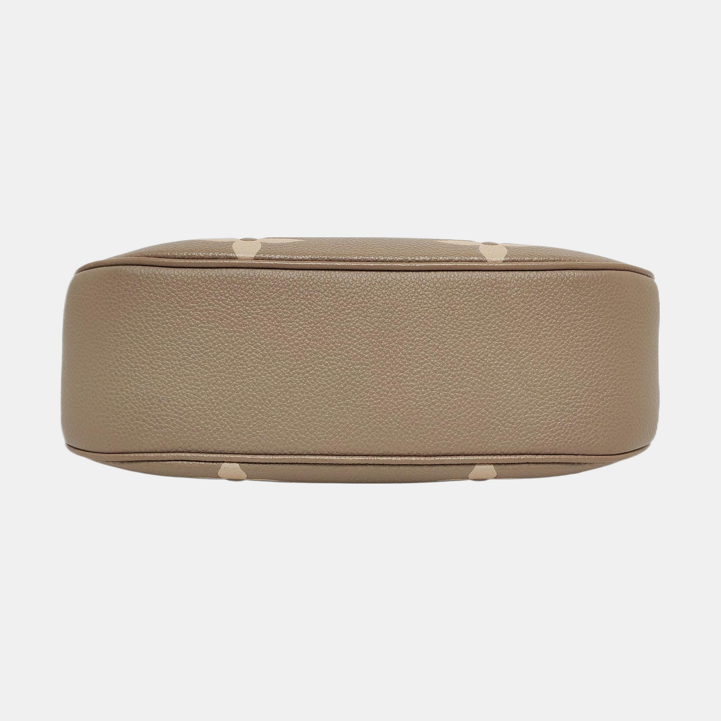 LOUIS VUITTON BAGATELLE Grey Calfskin Embossed Shoulder Bag Tote Bag Crossbody Bag Golden Hardware 2 Removable Straps-(SKU)-969149113