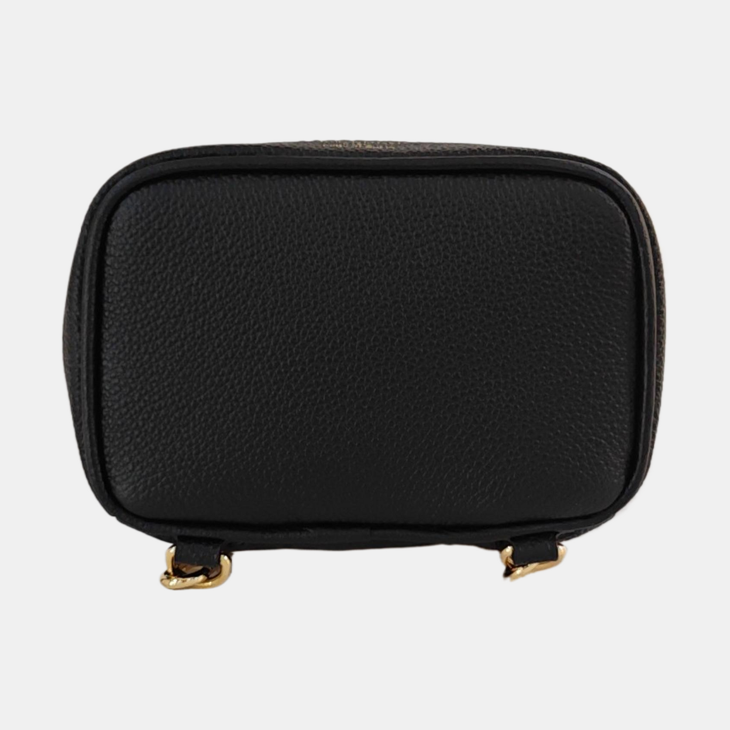 LOUIS VUITTON NOÉ Black Calfskin Monogram Embossed Backpack with Detachable Strap and Golden Hardware, 2 Straps-(SKU)-968793367