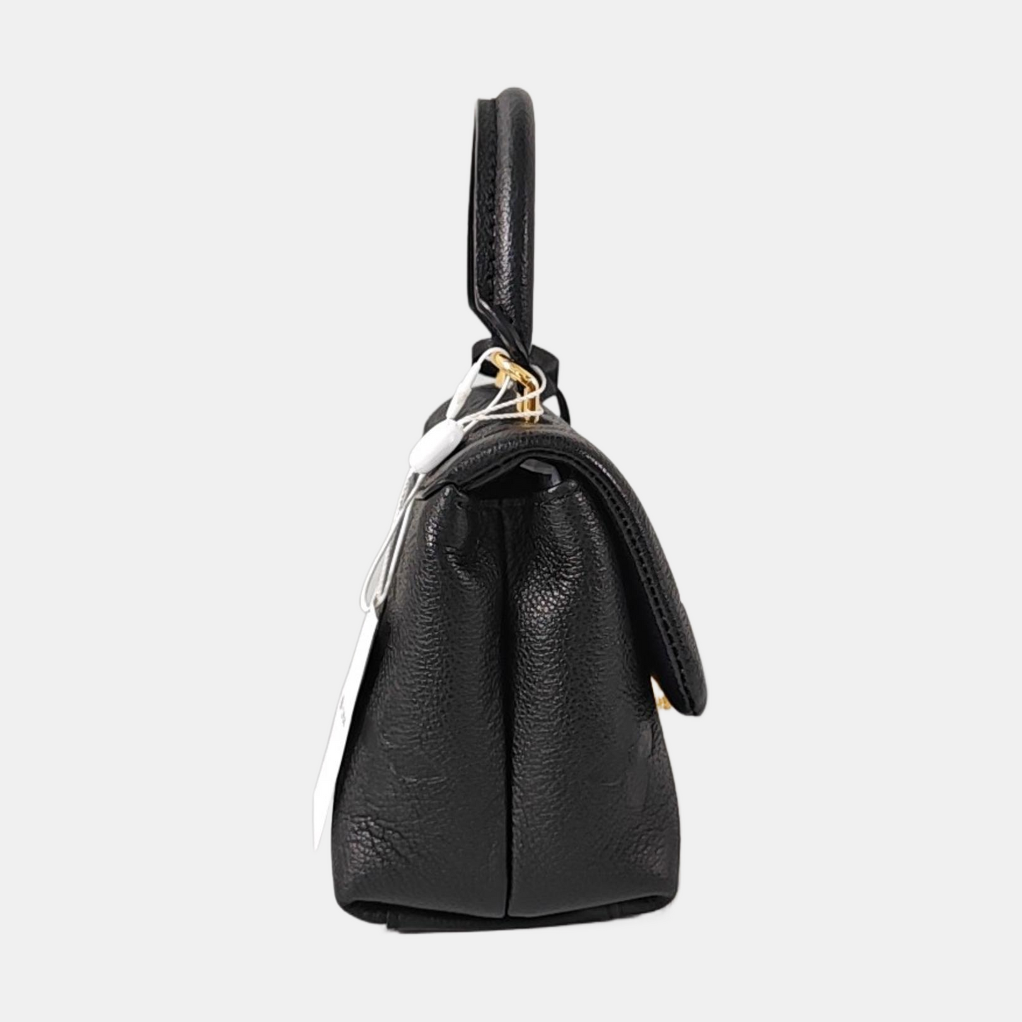 LOUIS VUITTON MADELEIN Black Calfskin Monogram Embossed Crossbody Bag, Shoulder Bag, Handle Bag with Detachable Strap, Golden Hardware-(SKU)-969077073