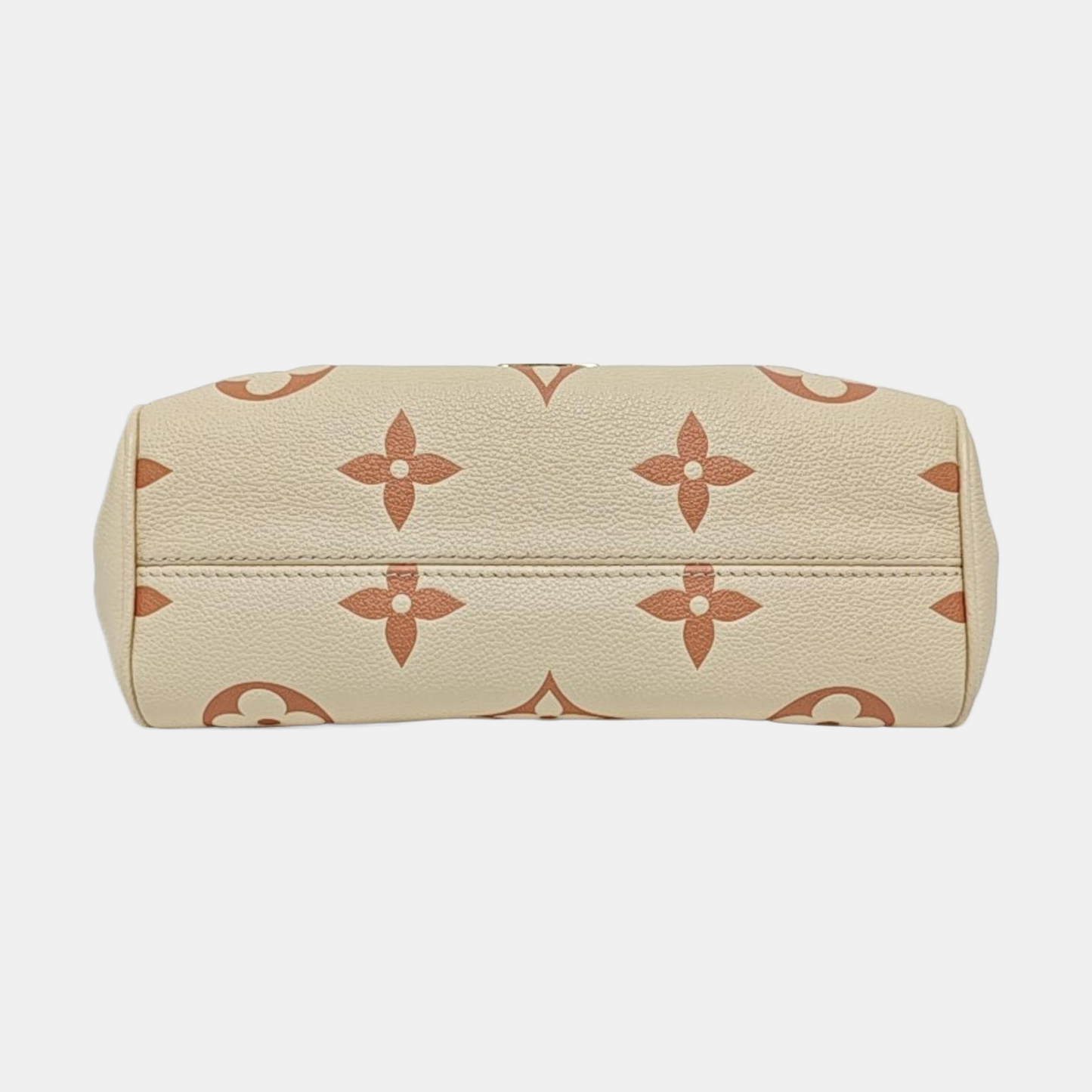 LOUIS VUITTON FAVORITE Beige Leather Monogram Embossed Shoulder Bag, Crossbody Bag with Golden Hardware and 2 Removable Straps-(SKU)-969324428