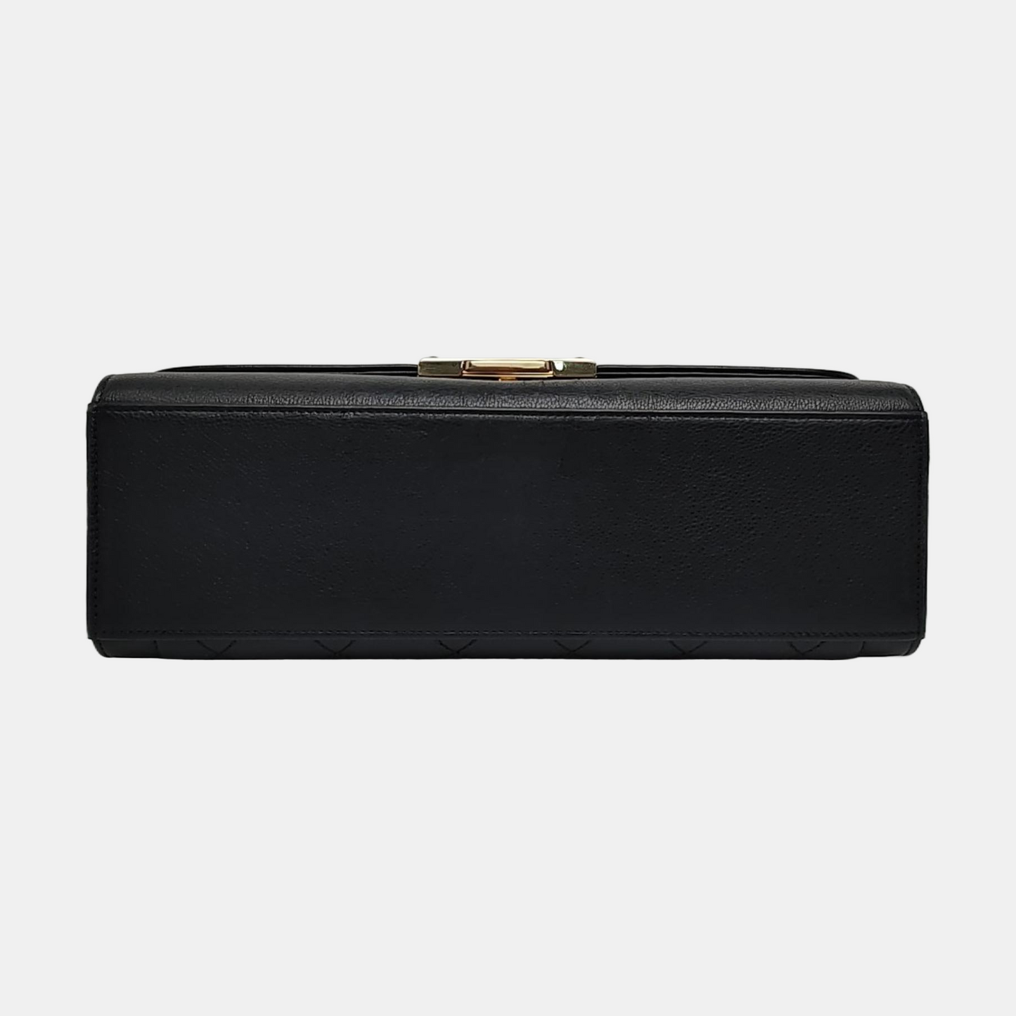 CHANEL LABEL CLICK Black Calfskin Shoulder Bag Golden Hardware 23 Clasp-(SKU)-969413962