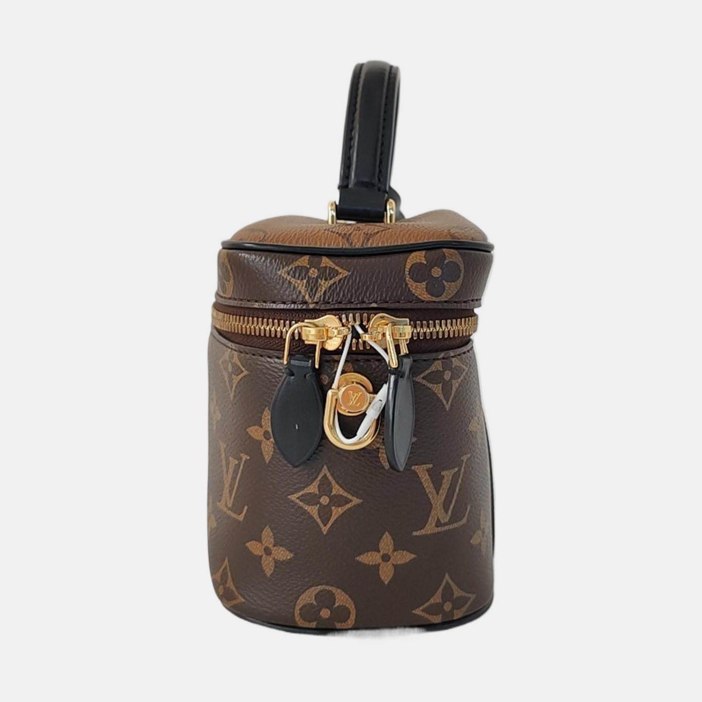 LOUIS VUITTON NICE Small Brown Coated Canvas Vintage Shoulder Bag Tote Bag Crossbody Bag Gold Hardware Removable Strap-(SKU)-969536656