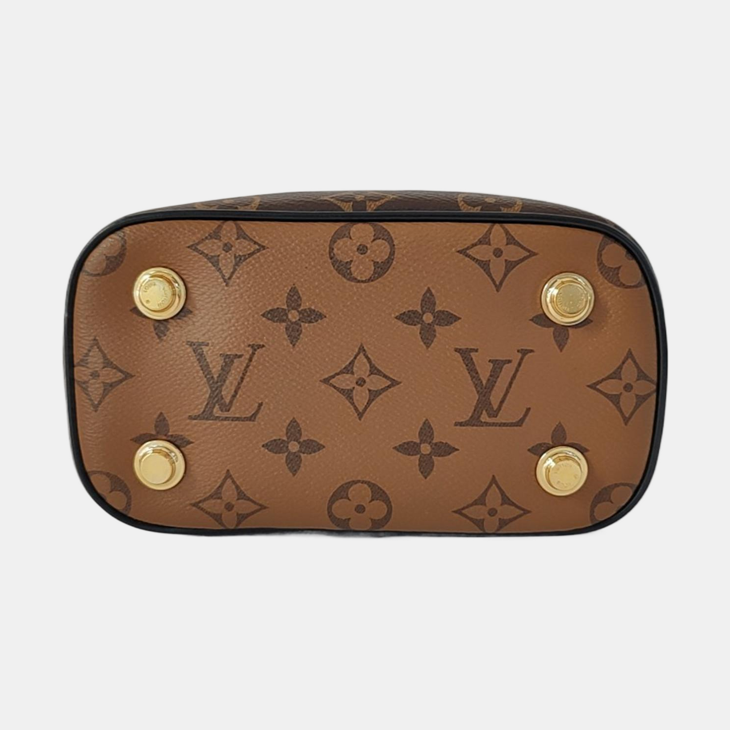 LOUIS VUITTON NICE Small Brown Coated Canvas Vintage Shoulder Bag Tote Bag Crossbody Bag Gold Hardware Removable Strap-(SKU)-969536656