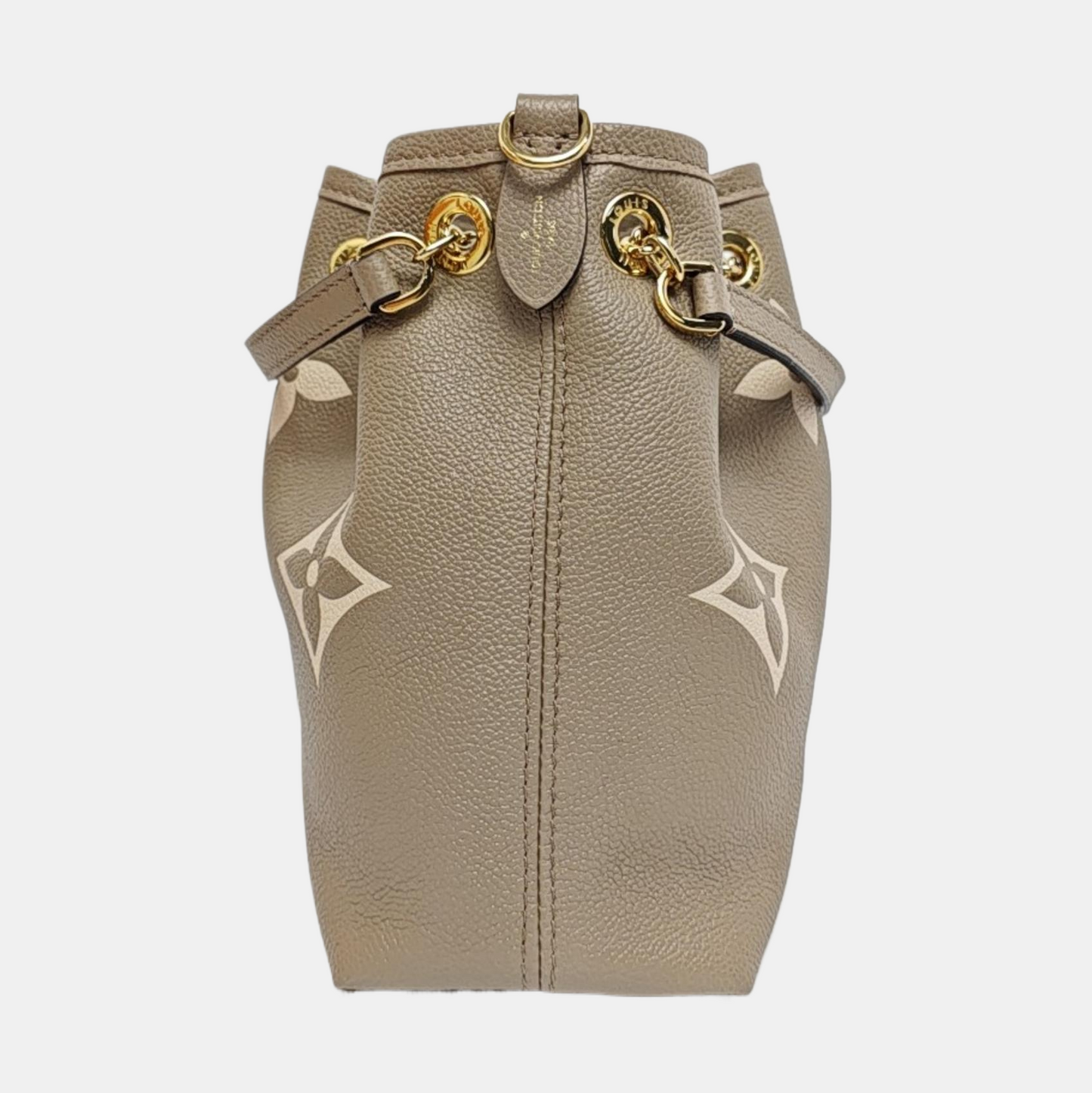 LOUIS VUITTON BUNDLE Elephant Grey Calfskin Monogram Crossbody Bag, Handle Bag, Shoulder Bag with Detachable Strap, Golden Hardware, Pouch Detachable-(SKU)-969173040
