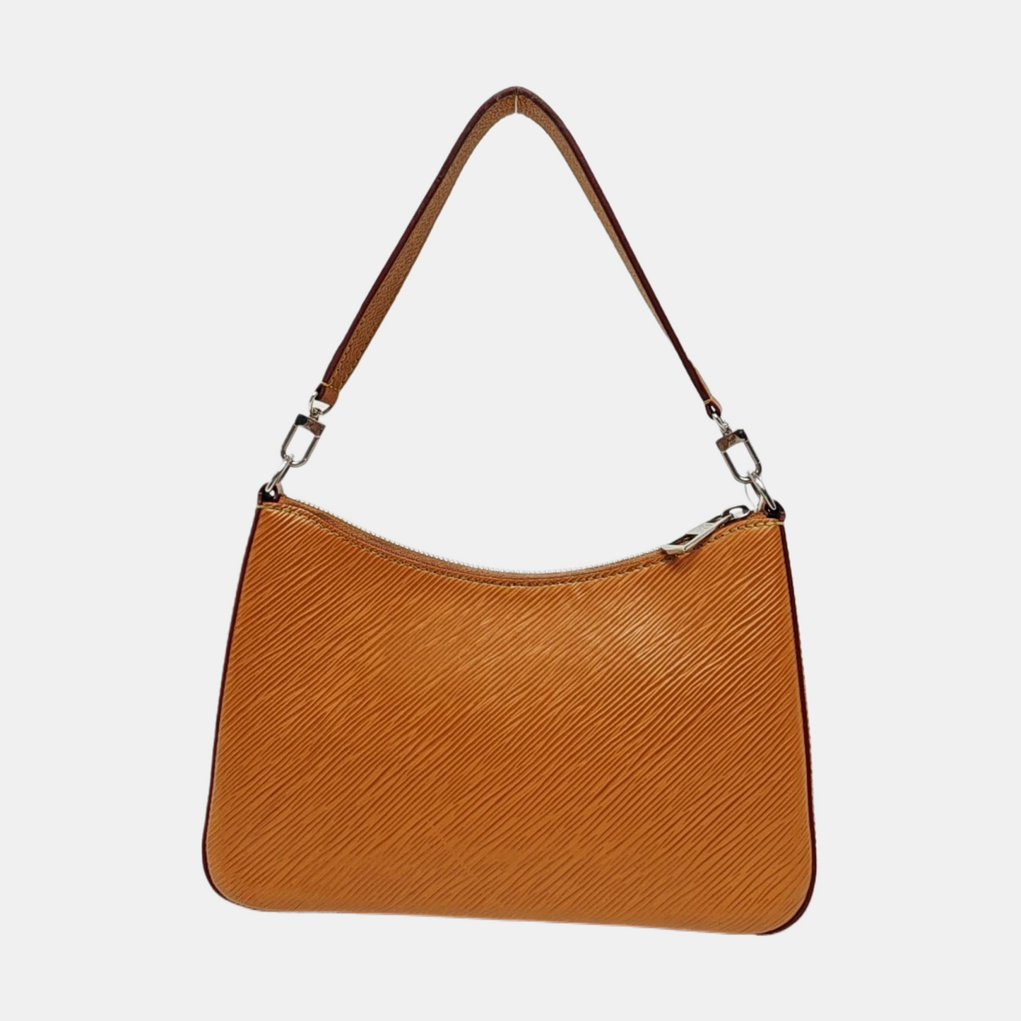 LOUIS VUITTON MARELLE Orange EPI Leather Monogram Water Wave Crossbody Bag Tote Detachable Strap-(SKU)-969600239