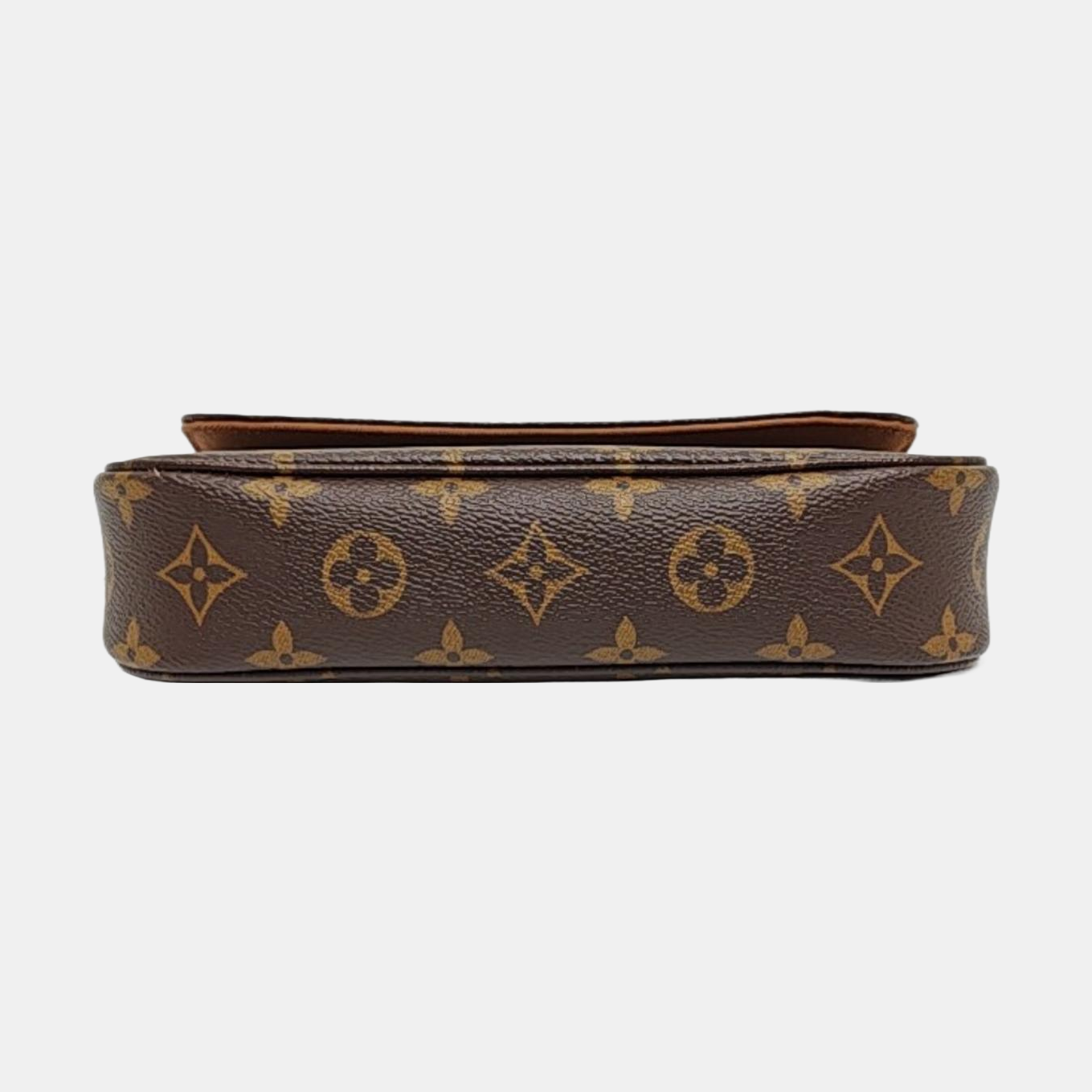 LOUIS VUITTON IVY Brown Coated Canvas Monogram Shoulder Bag Crossbody Bag Handbag 2 Detachable Straps Gold Hardware-(SKU)-969396104