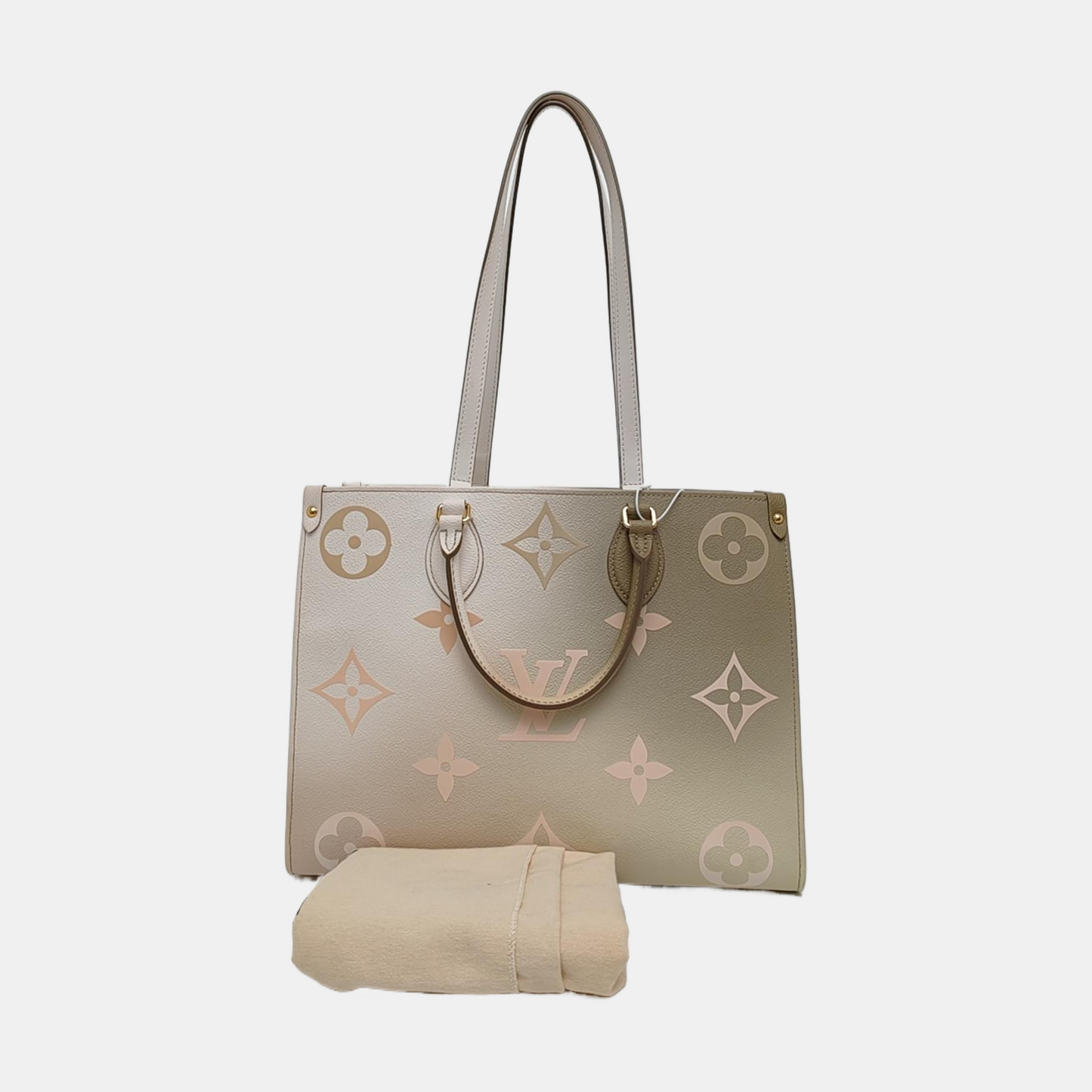 LOUIS VUITTON ONTHEGO Medium Multicolor Coated Canvas Monogram Jungle Bag Shoulder Bag Handbag Gold Hardware-(SKU)-969446972