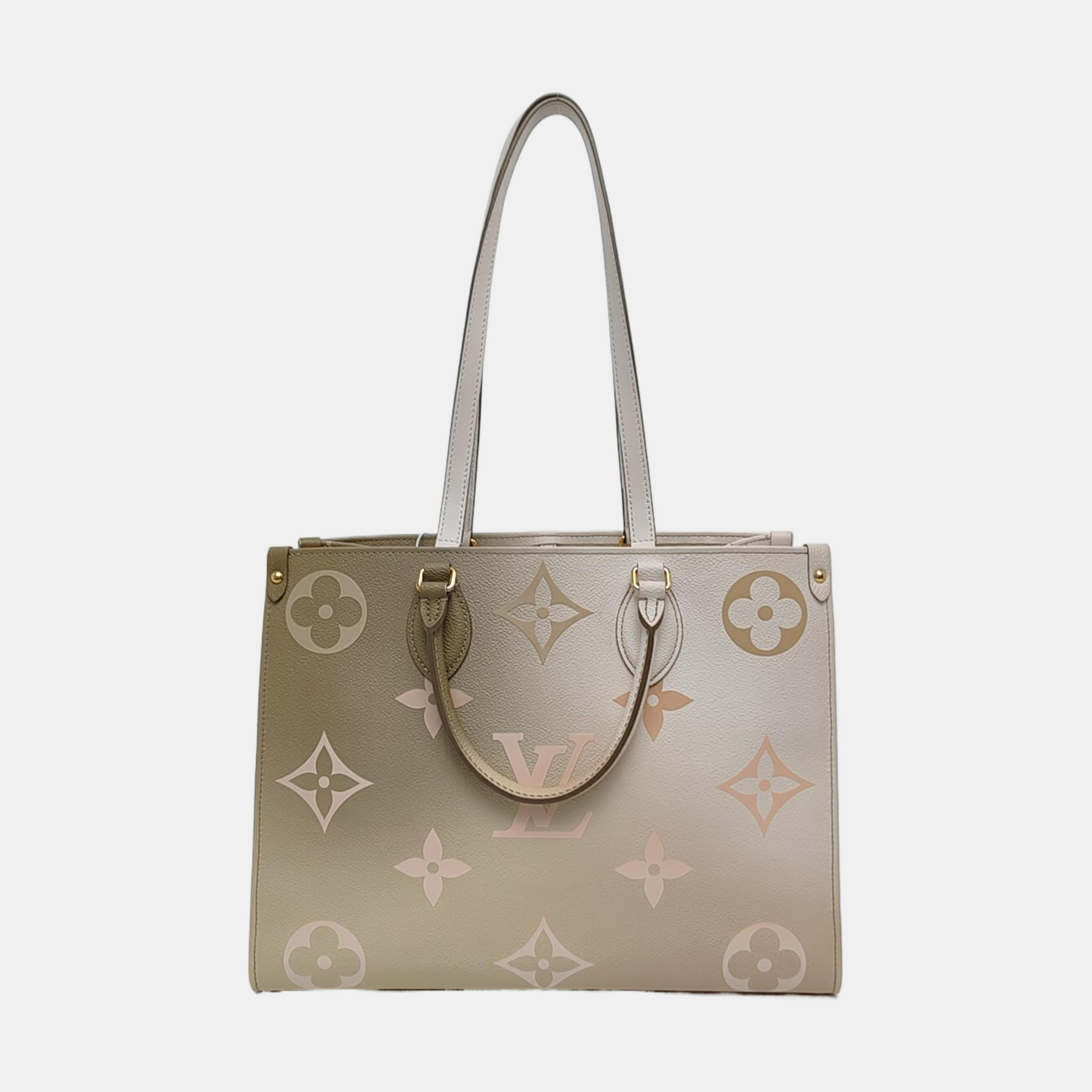 LOUIS VUITTON ONTHEGO Medium Multicolor Coated Canvas Monogram Jungle Bag Shoulder Bag Handbag Gold Hardware-(SKU)-969446972