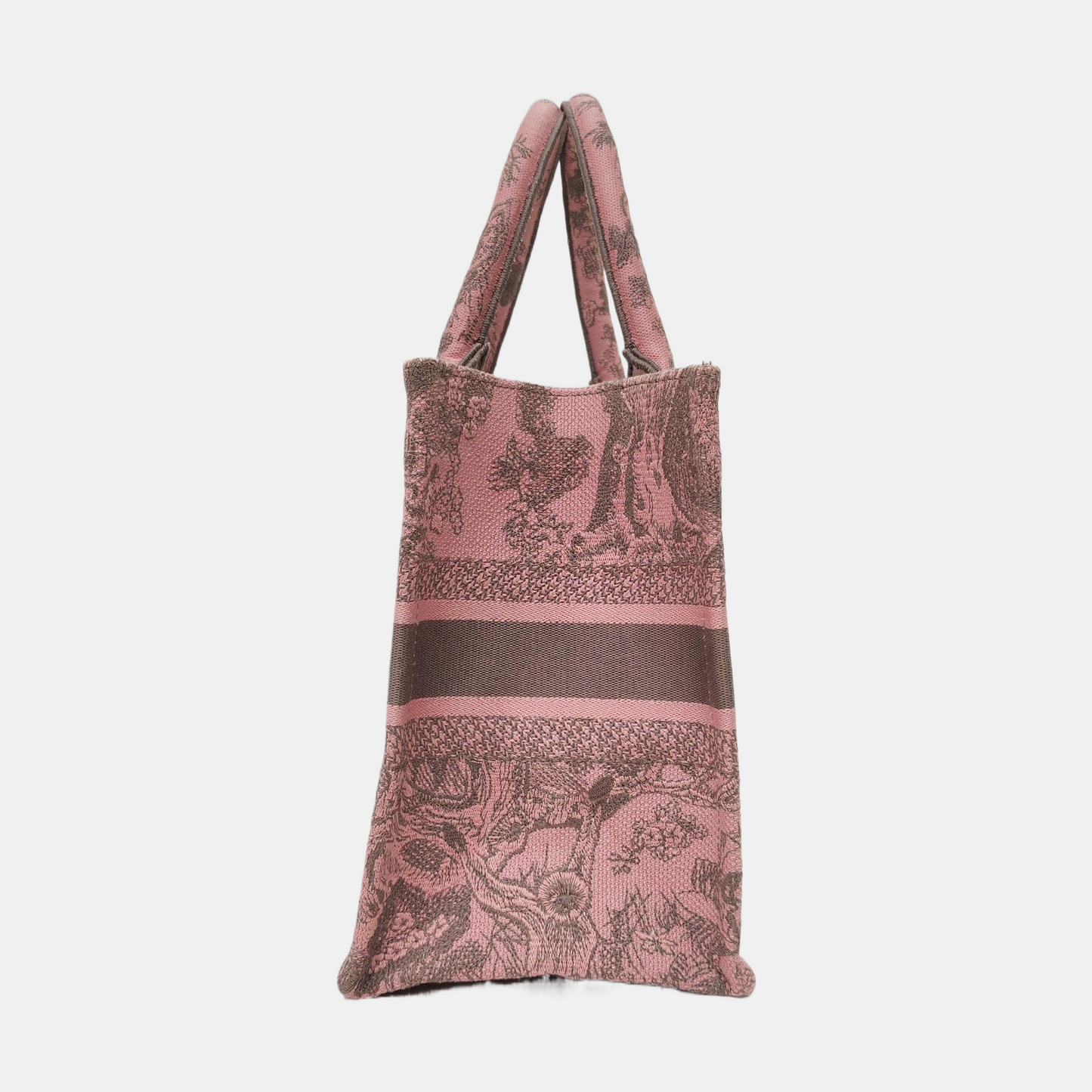 DIOR Book Tote Small Multicolor Canvas Embroidered Handbag-(SKU)-969561946