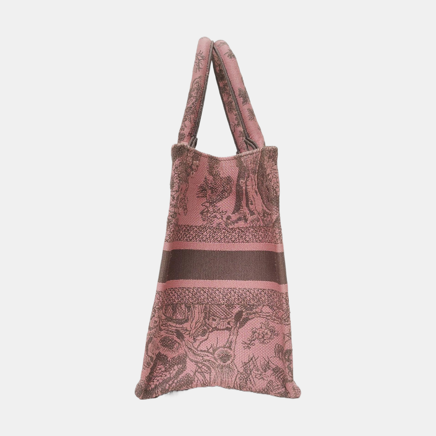 DIOR Book Tote Small Multicolor Canvas Embroidered Handbag-(SKU)-969561946