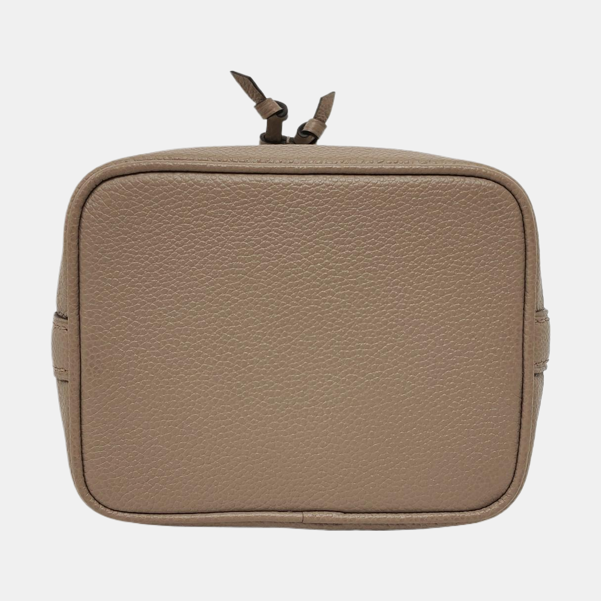 LOUIS VUITTON NOÉ Nano Grey Leather Monogram Water Ripple Bucket Bag Single Shoulder Bag Crossbody Bag with Detachable Strap-(SKU)-969624255
