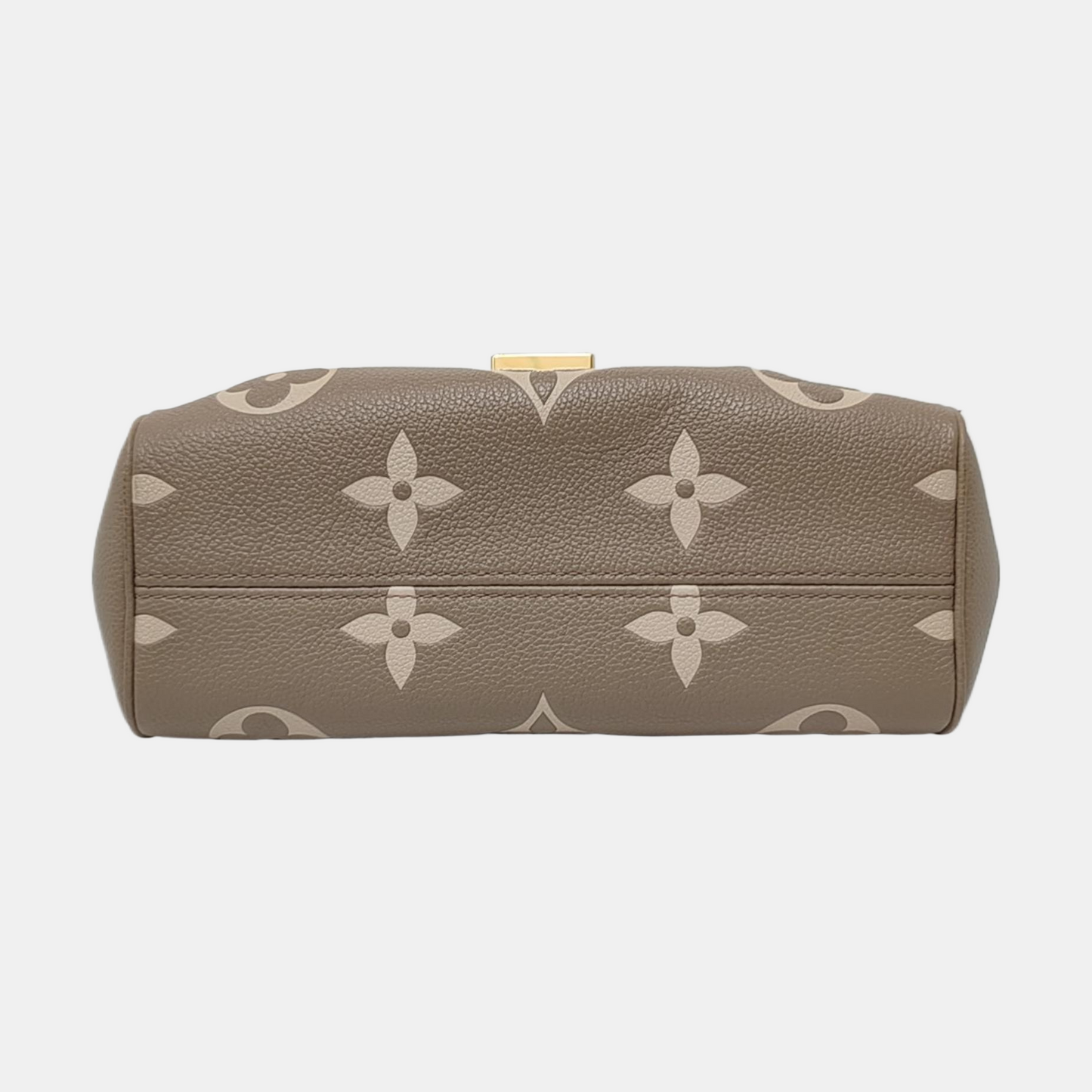 LOUIS VUITTON FAVORITE Gray Cowhide Embossed Shoulder Bag Crossbody 2 Removable Straps Golden Hardware-(SKU)-969275114