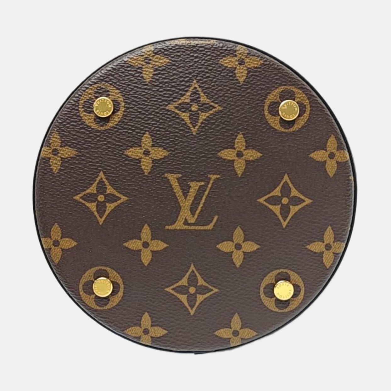 LOUIS VUITTON CANOÉ Brown Coated Canvas Monogram Shoulder Bag Crossbody Bag Golden Hardware 2 Removable Straps-(SKU)-969653970