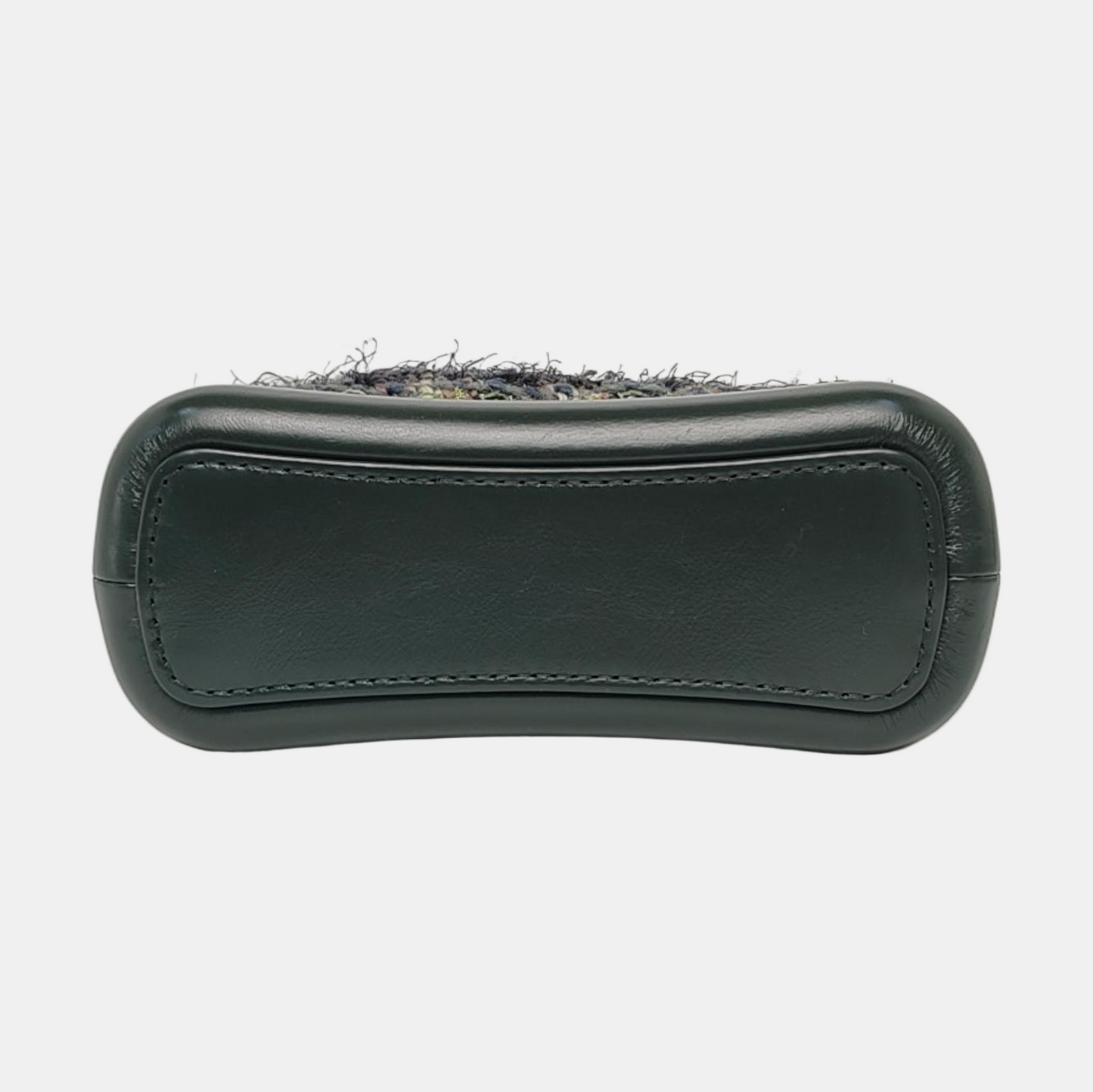 CHANEL GABRIELLE Small Dark Green Tweed Quilted Shoulder Bag Crossbody Bag Detachable Strap-(SKU)-969580034