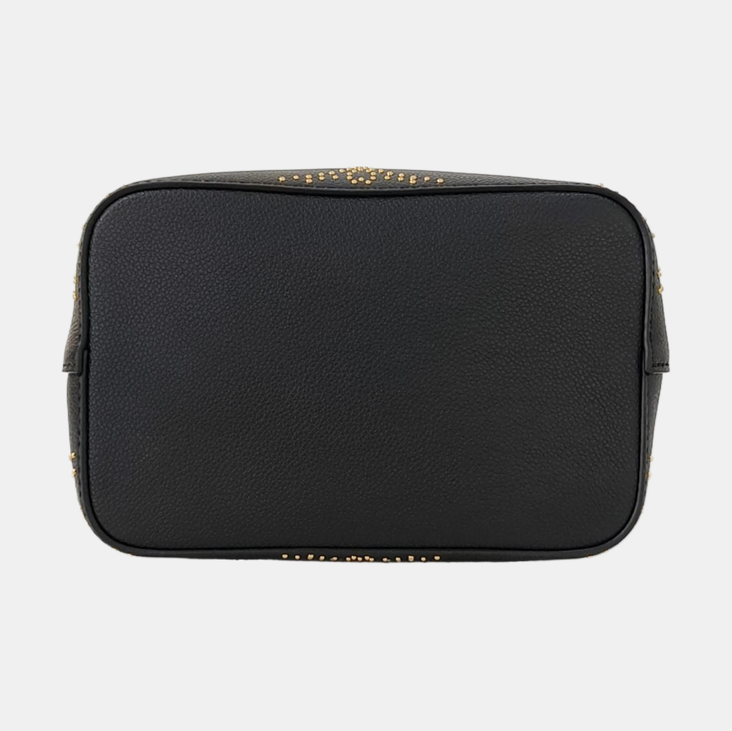 LOUIS VUITTON NÉONOÉ BB Black Leather Studs Shoulder Bag Tote Bag Crossbody Golden Hardware 2 Removable Shoulder Straps-(SKU)-969966256