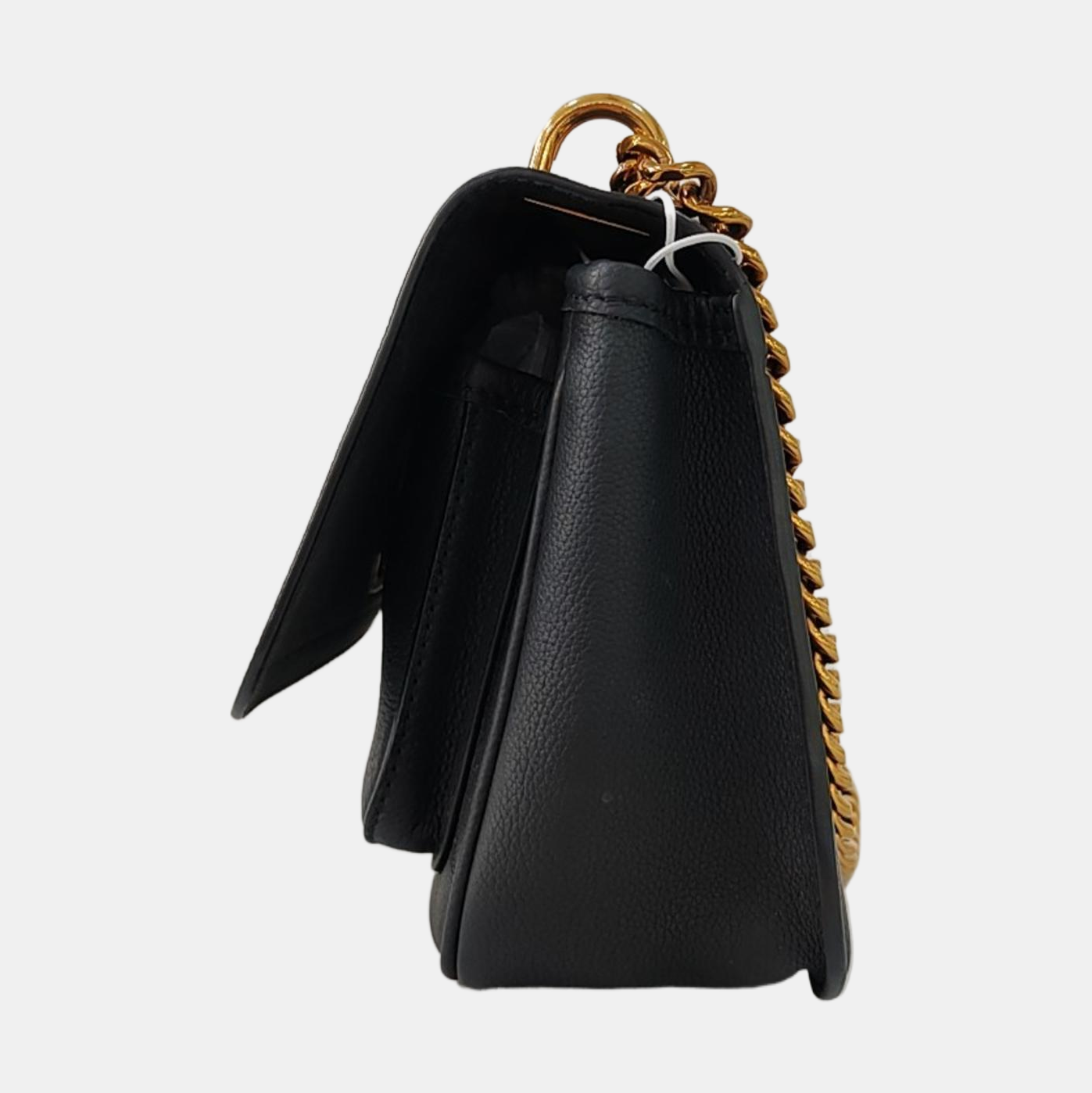 LOUIS VUITTON LOCKME TENDER Small Black Leather Shoulder Bag with Detachable Strap-(SKU)-969960373