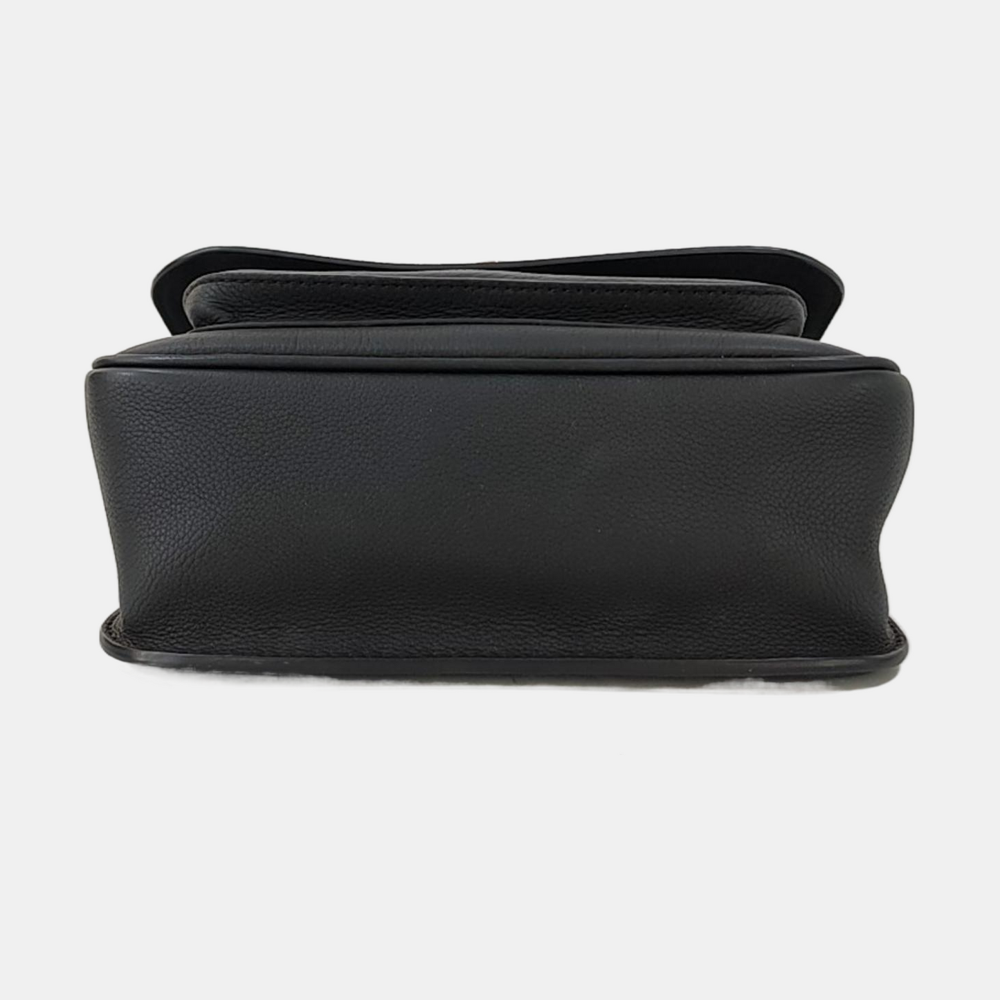 LOUIS VUITTON LOCKME TENDER Small Black Leather Shoulder Bag with Detachable Strap-(SKU)-969960373