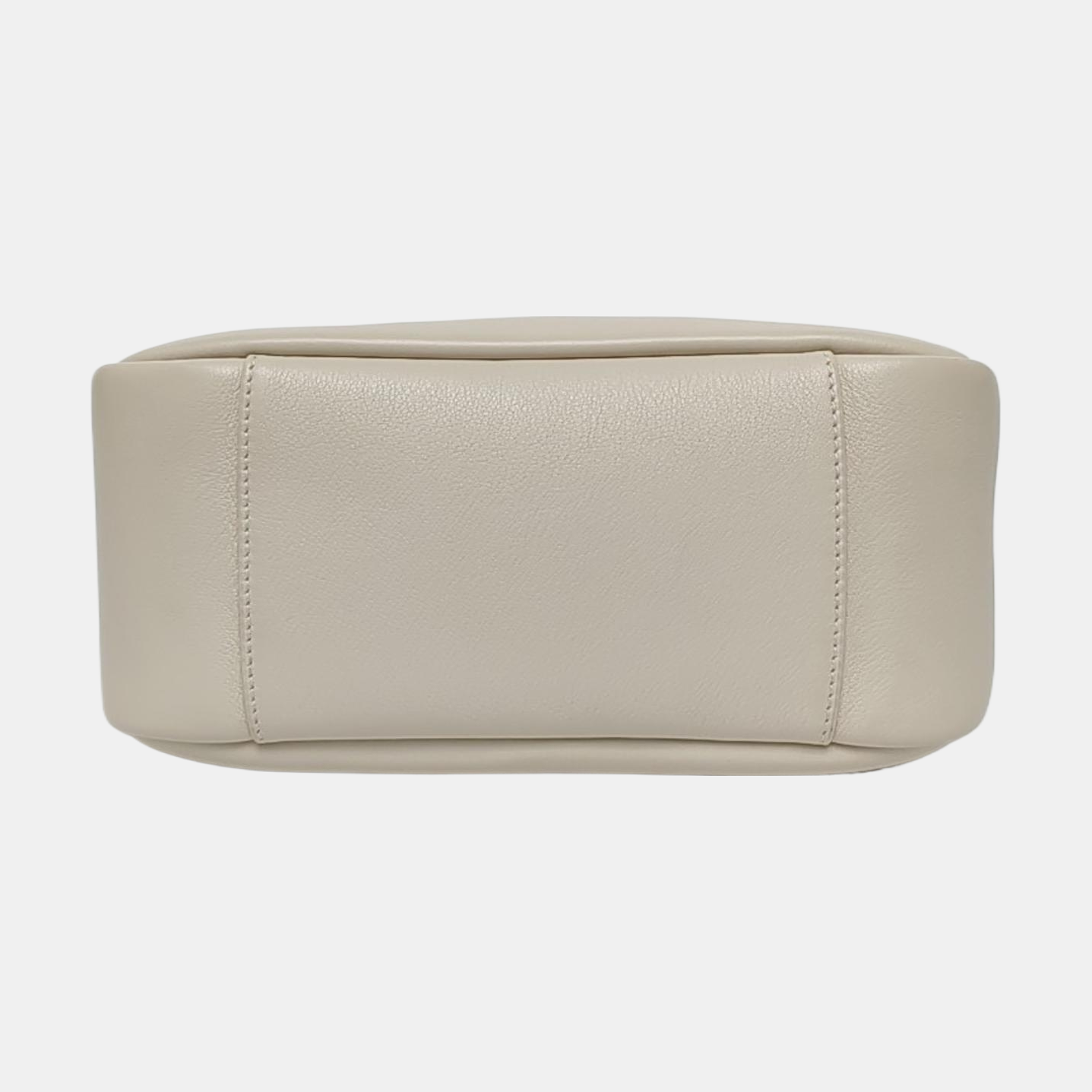 YSL LE 5 À 7 Small White Calfskin Shoulder Bag Golden Hardware-(SKU)-969959729