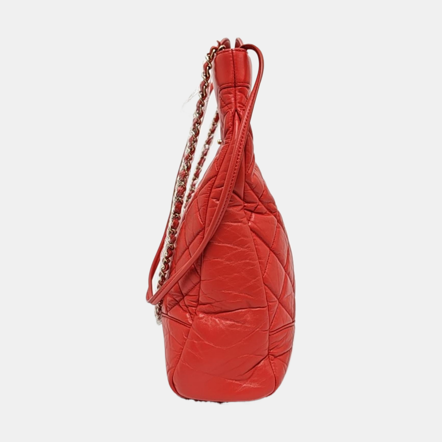 CHANEL CHANEL 31 Red Calfskin Quilted Handbag Single Shoulder Bag Gold Hardware 30 Clasp-(SKU)-970274590