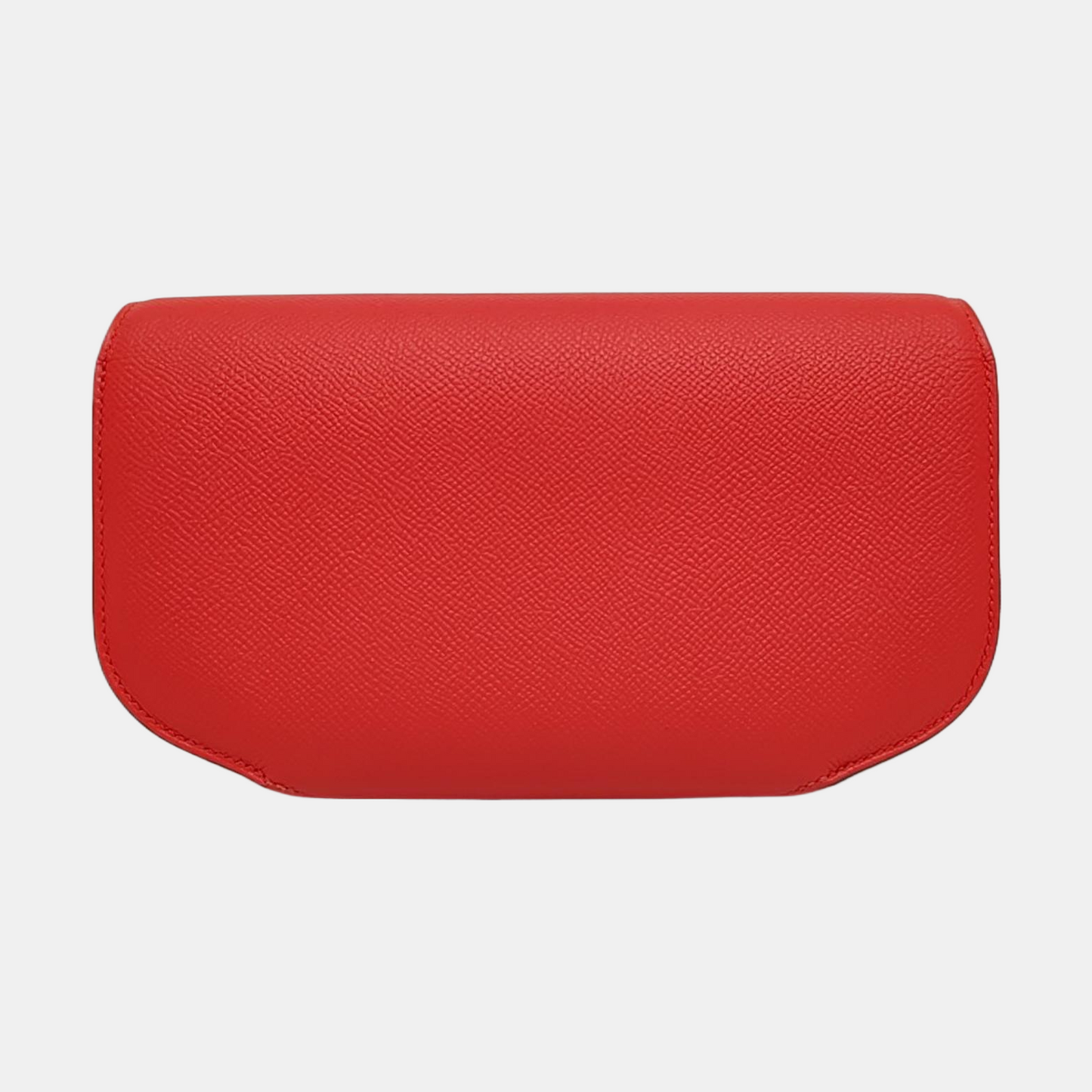 HERMÈS Cherche Midi Red Epsom Leather Monogram Handbag with Gold Hardware, X-(SKU)-970227440