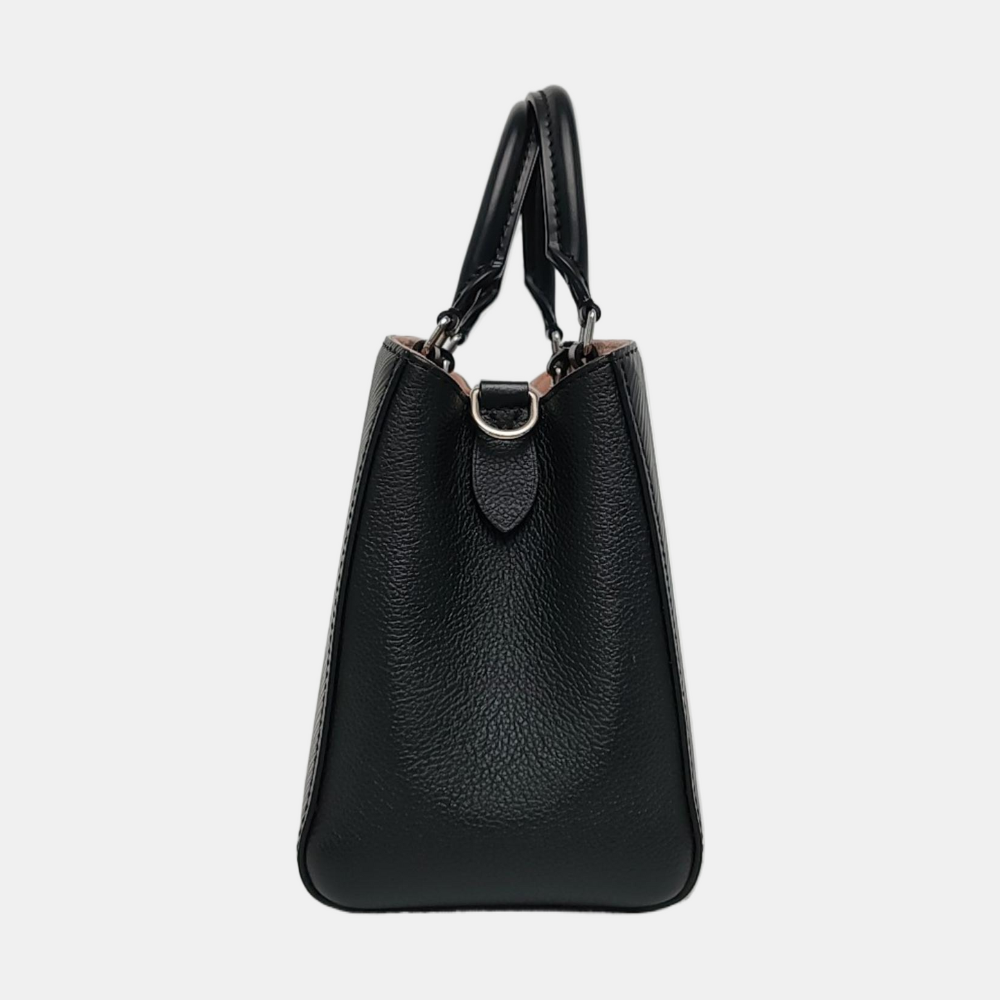 LOUIS VUITTON MARELLE TOTE Black EPI Leather Water Ripple Shoulder Bag Tote Bag Crossbody Bag Adjustable Strap Silver Hardware Pockets Removable Strap-(SKU)-970442017