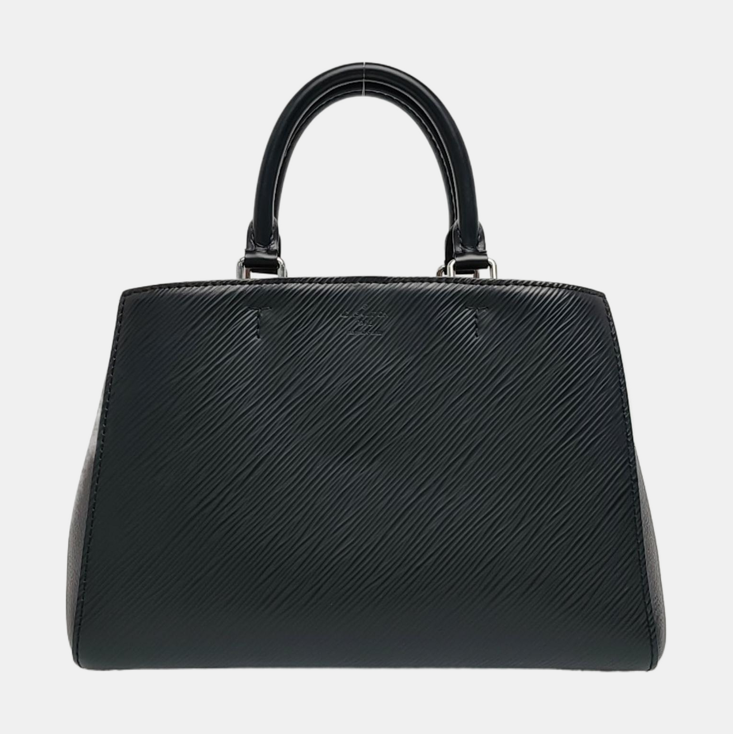 LOUIS VUITTON MARELLE TOTE Black EPI Leather Water Ripple Shoulder Bag Tote Bag Crossbody Bag Adjustable Strap Silver Hardware Pockets Removable Strap-(SKU)-970442017