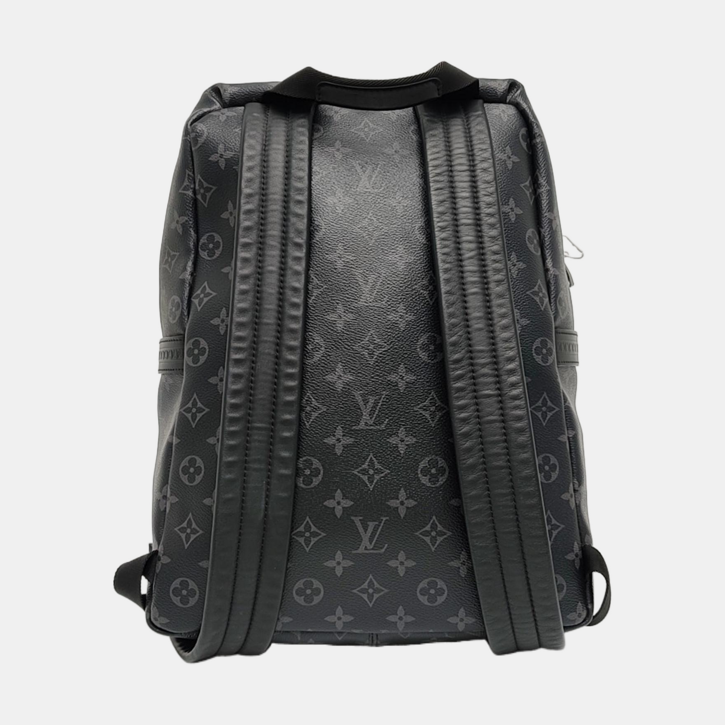 LOUIS VUITTON DISCOVERY Deep Grey Coated Canvas Monogram Printed Backpack, Tote Bag with Silver Hardware-(SKU)-970320410