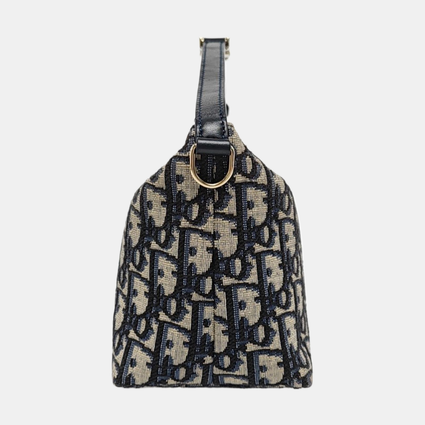DIOR Diortravel Nomad Medium Grey Canvas Monogram Embroidered Crossbody Bag Tote Bag Golden Hardware-(SKU)-968688987