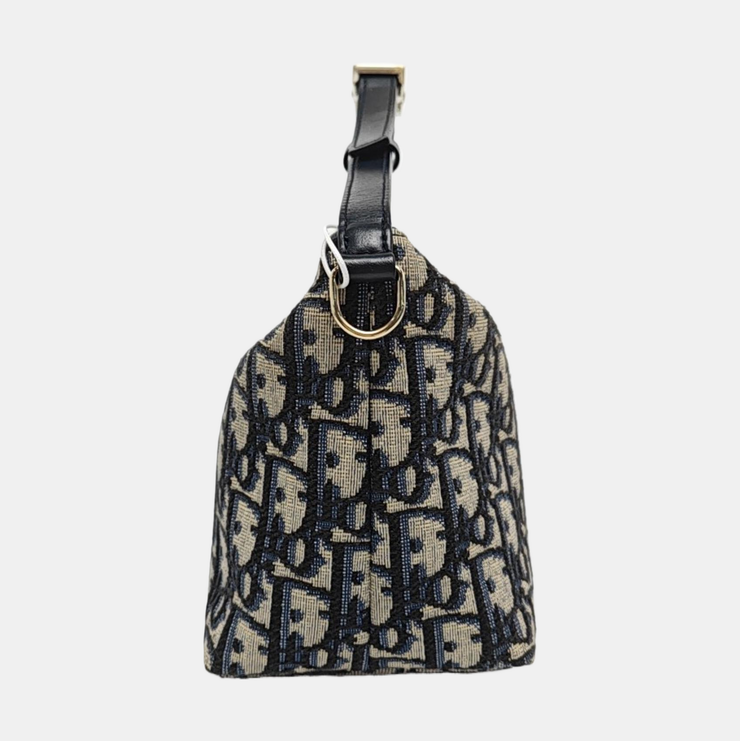 DIOR Diortravel Nomad Medium Grey Canvas Monogram Embroidered Crossbody Bag Tote Bag Golden Hardware-(SKU)-968688987