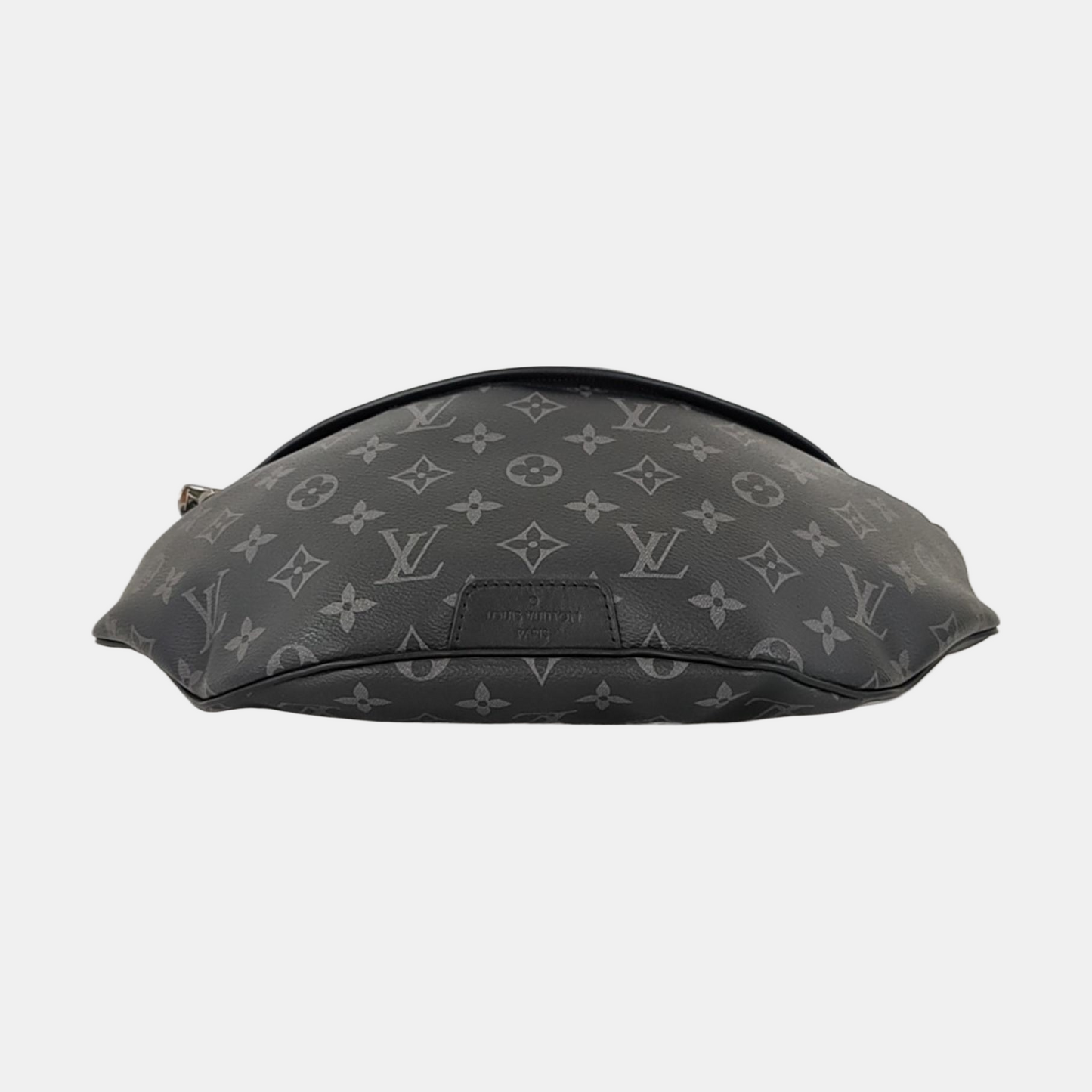 LOUIS VUITTON DISCOVERY Gray Coated Canvas Monogram Fanny Pack Crossbody Bag Chest Bag/Belt Bag Silver Hardware-(SKU)-970471267