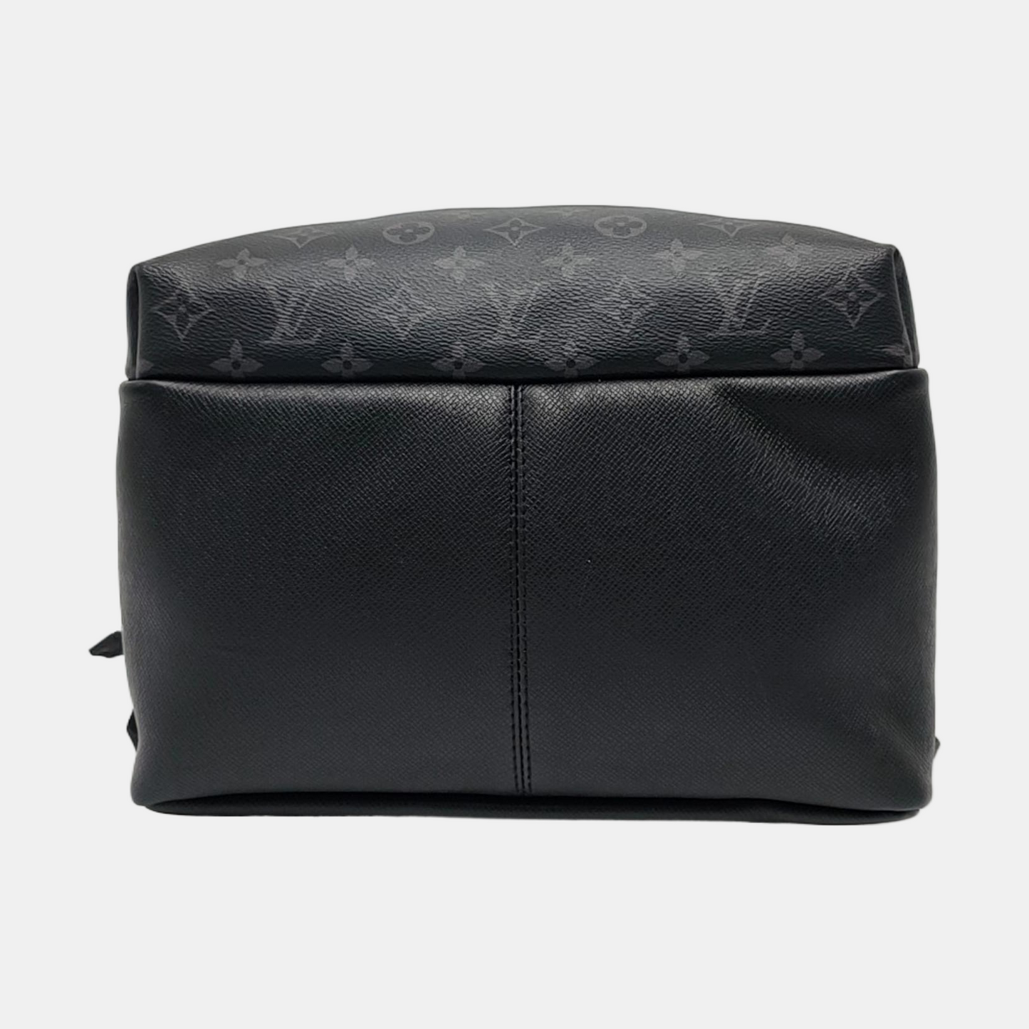 LOUIS VUITTON DISCOVERY Small Black Leather Monogram Double Shoulder Bag Tote Bag Silver Hardware-(SKU)-968889850