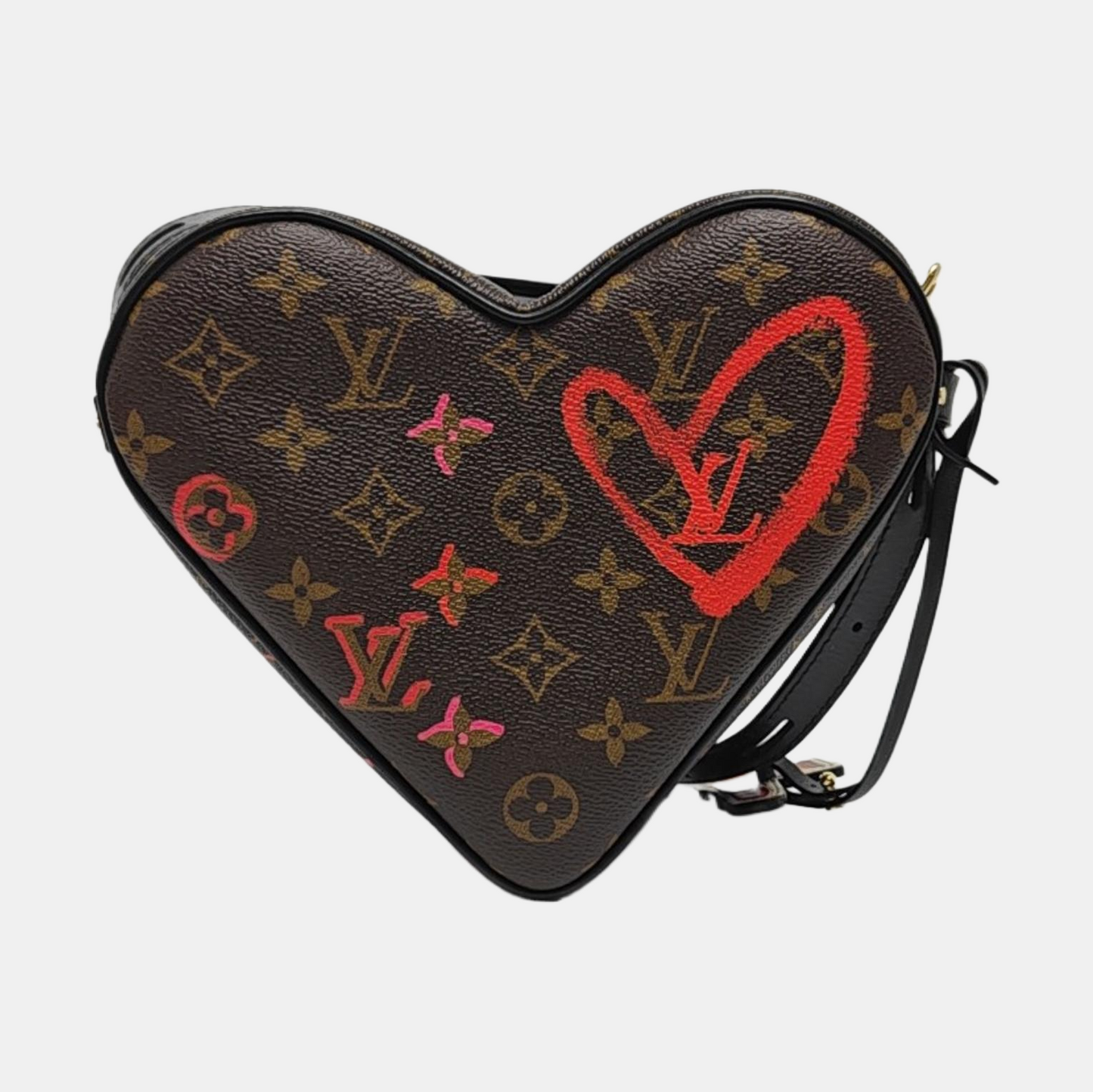 LOUIS VUITTON GAME ON Brown Coated Canvas Monogram Single Shoulder Bag Tote Bag Crossbody Bag Golden Hardware-(SKU)-970765568