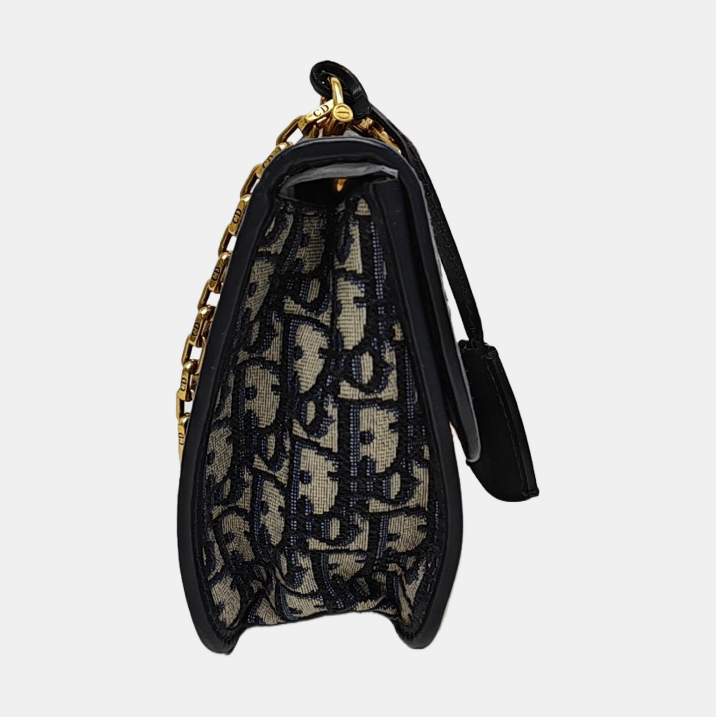 DIOR Dioraddict Beige Canvas Monogram Embossed Tote Shoulder Bag Handbag with Detachable Strap-(SKU)-971160290