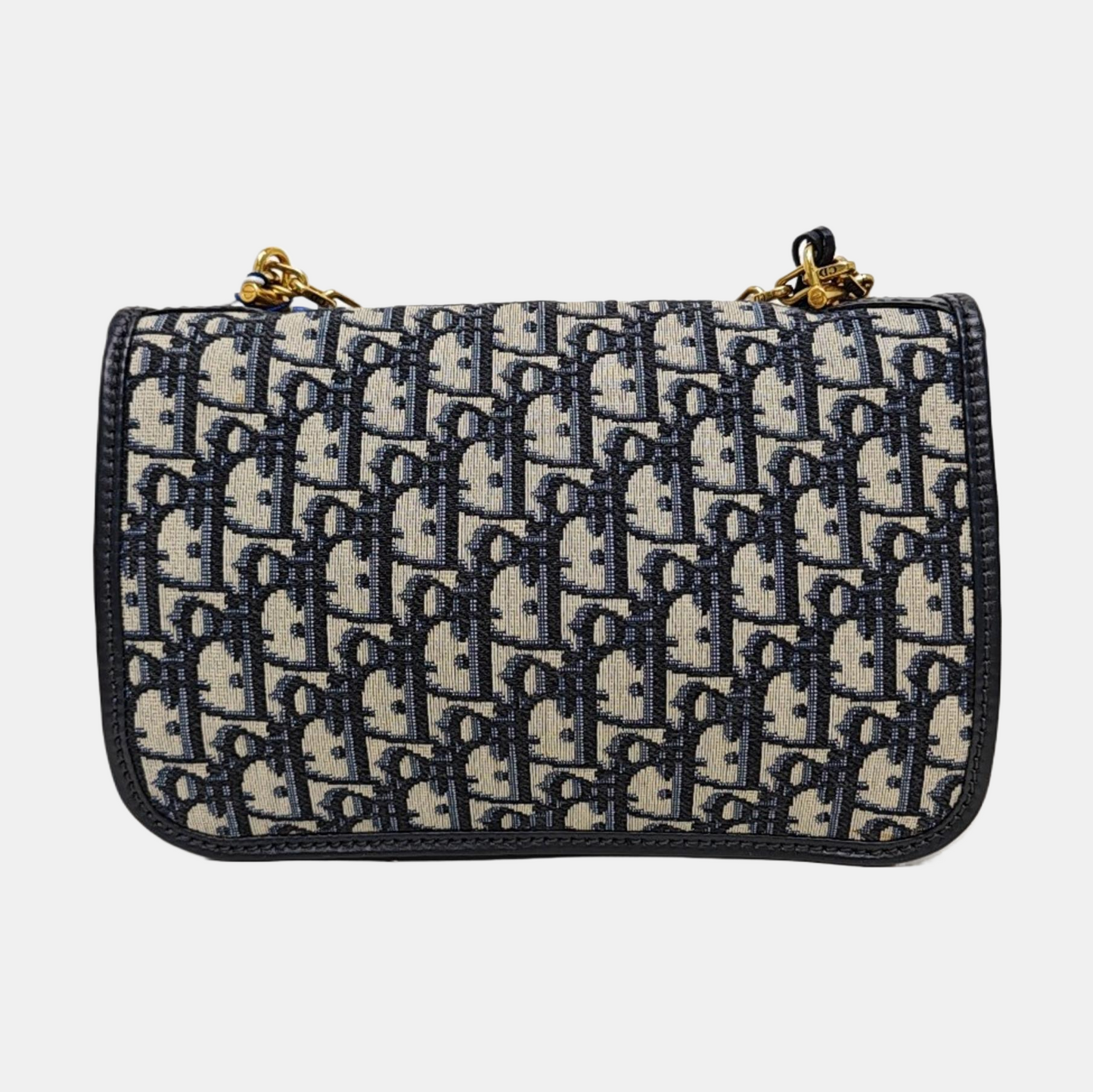 DIOR Dioraddict Beige Canvas Monogram Embossed Tote Shoulder Bag Handbag with Detachable Strap-(SKU)-971160290