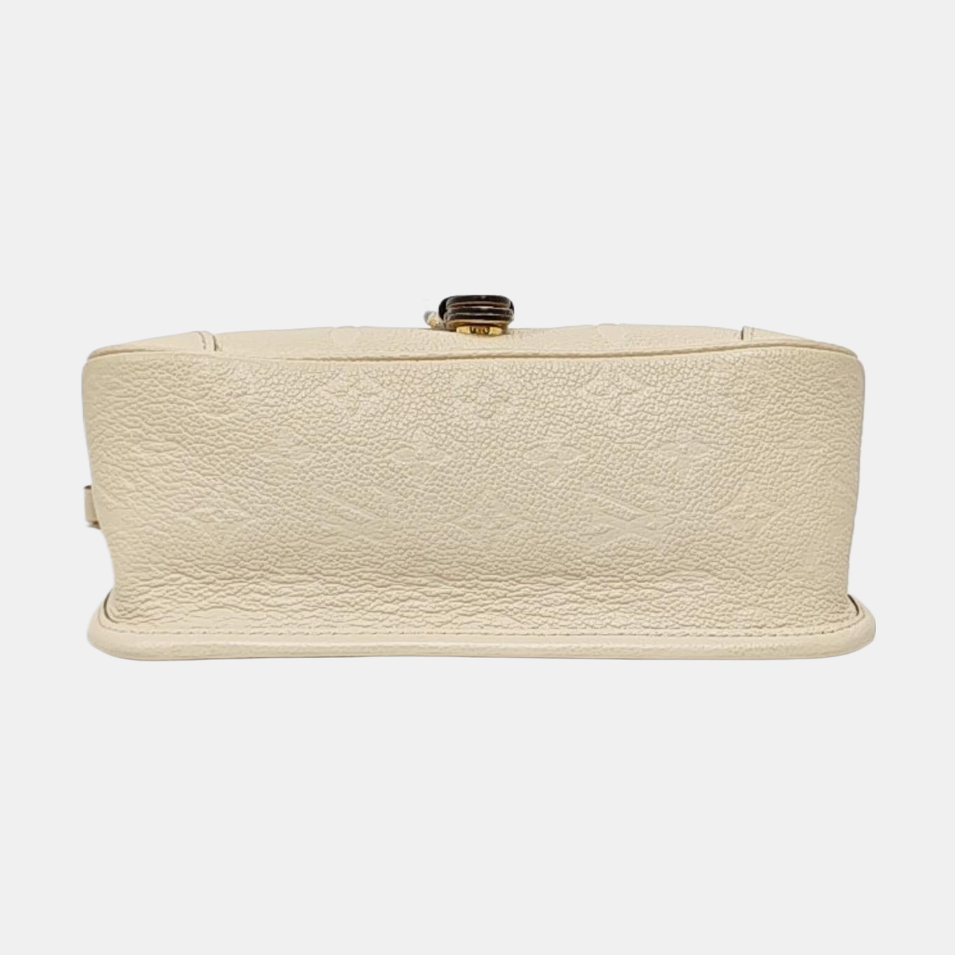 LOUIS VUITTON DIANE Beige Coated Canvas Monogram Crossbody Bag Handbag Shoulder Bag Detachable Strap Gold Hardware 2 Clasp-(SKU)-971247515