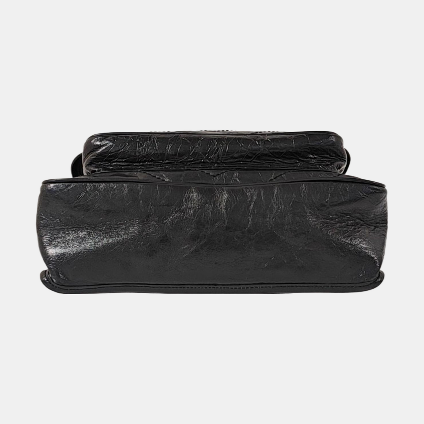 YSL NIKI Medium Black Calfskin Quilted V-Stripe Shoulder Bag and Crossbody with Black Rhodium-Plated Hardware-(SKU)-971324466