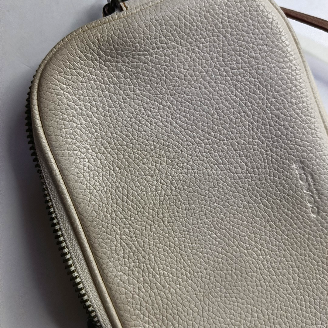 COACH SADIE White Leather Printed Single Shoulder Bag Crossbody Black hardware Removable shoulder strap-(SKU)-942923555