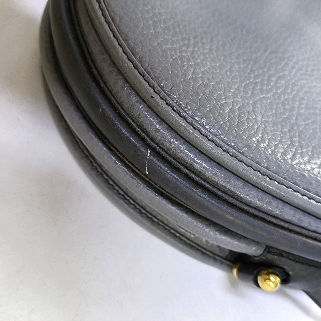 DIOR Grey Leather Single Shoulder Bag Golden hardware Sub-bag-(SKU)-959424457