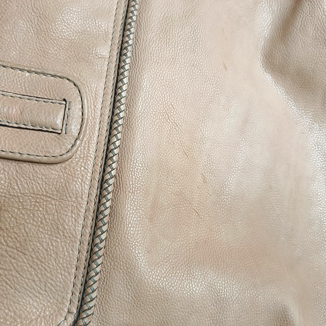 GUCCI Tote bag Khaki Calfskin Leather Fringe Single Shoulder Bag with Handbag Golden hardware-(SKU)-944545020