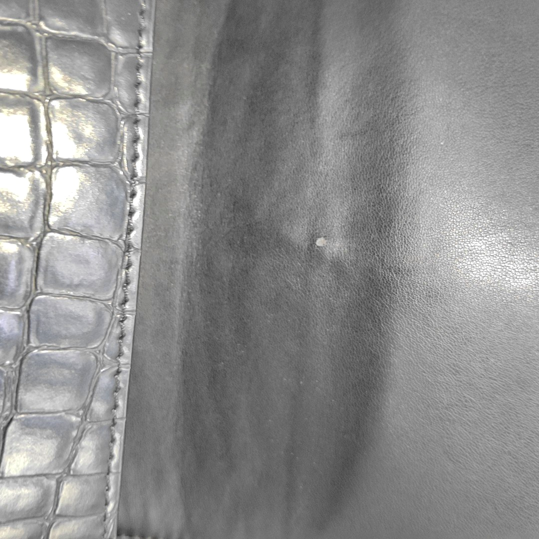 STELLA McCARTNEY Black Leather Texture Inlaid Single Shoulder Bag Silver Hardware Removable shoulder strap-(SKU)-940252437